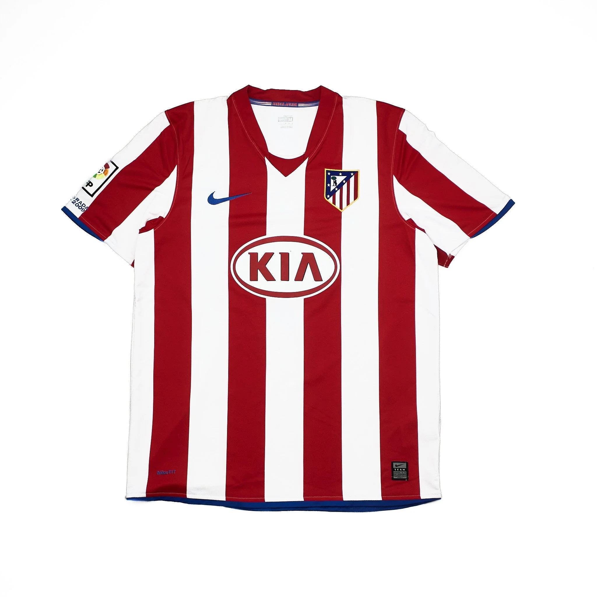2008/09 Atletico Madrid Forlan #7 Home Shirt (M) Nike - Image 2