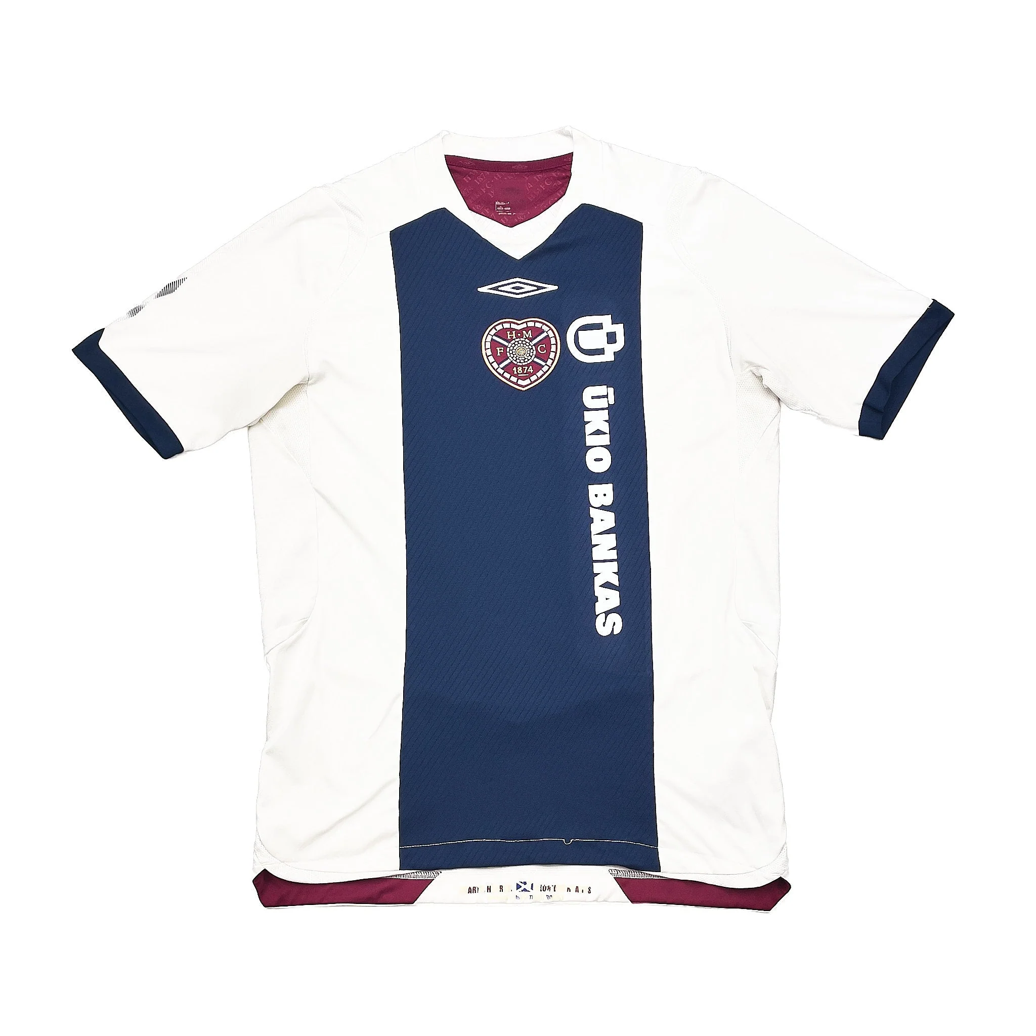 2008/09 Hearts Away Shirt (M) Umbro - Image 4