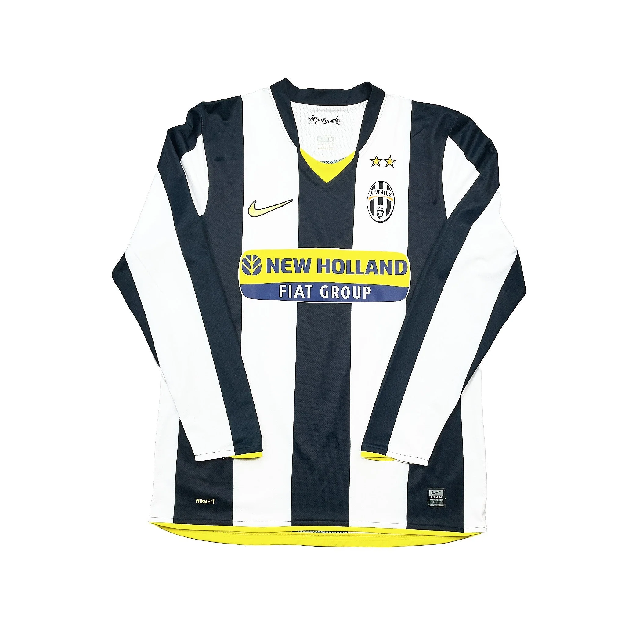 2008/09 Juventus Nedved #11 L/S Home Shirt (M) Nike - Image 2