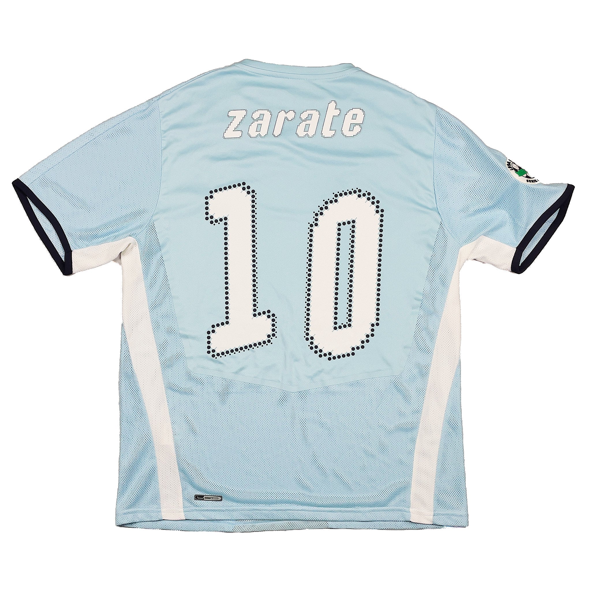 2008/09 Lazio Zarate #10 *Match Issue* Home Shirt (L) Puma - Image 3