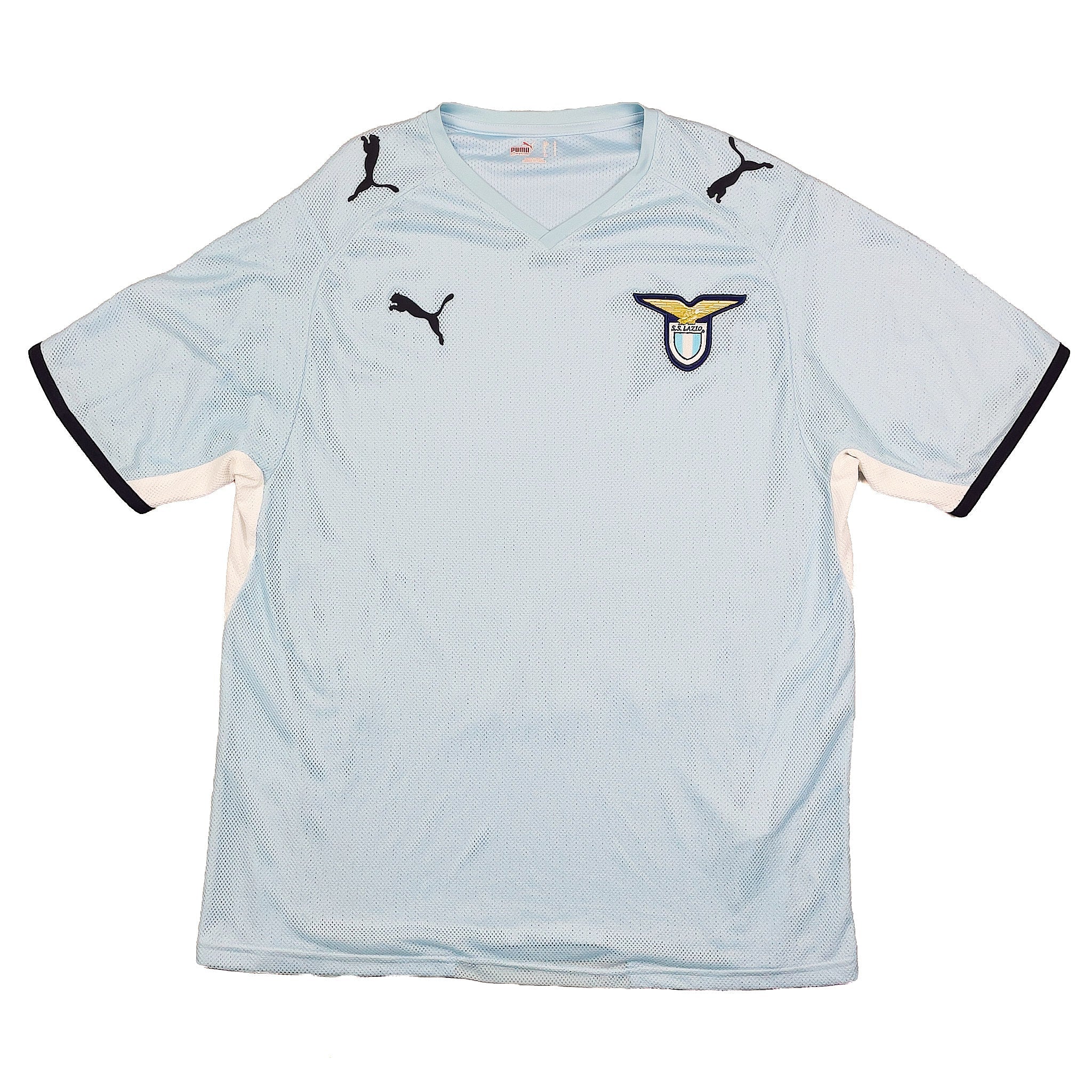 2008/09 Lazio Zarate #10 *Match Issue* Home Shirt (L) Puma - Image 4