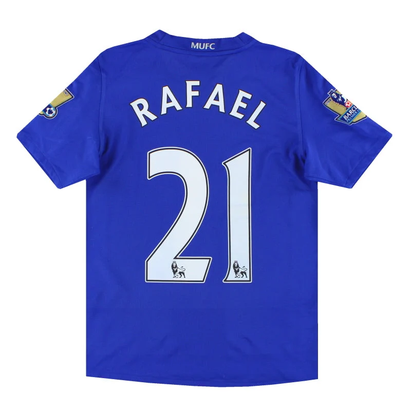 2008-09 Manchester United Nike Third Shirt Rafael #21 M.Boys