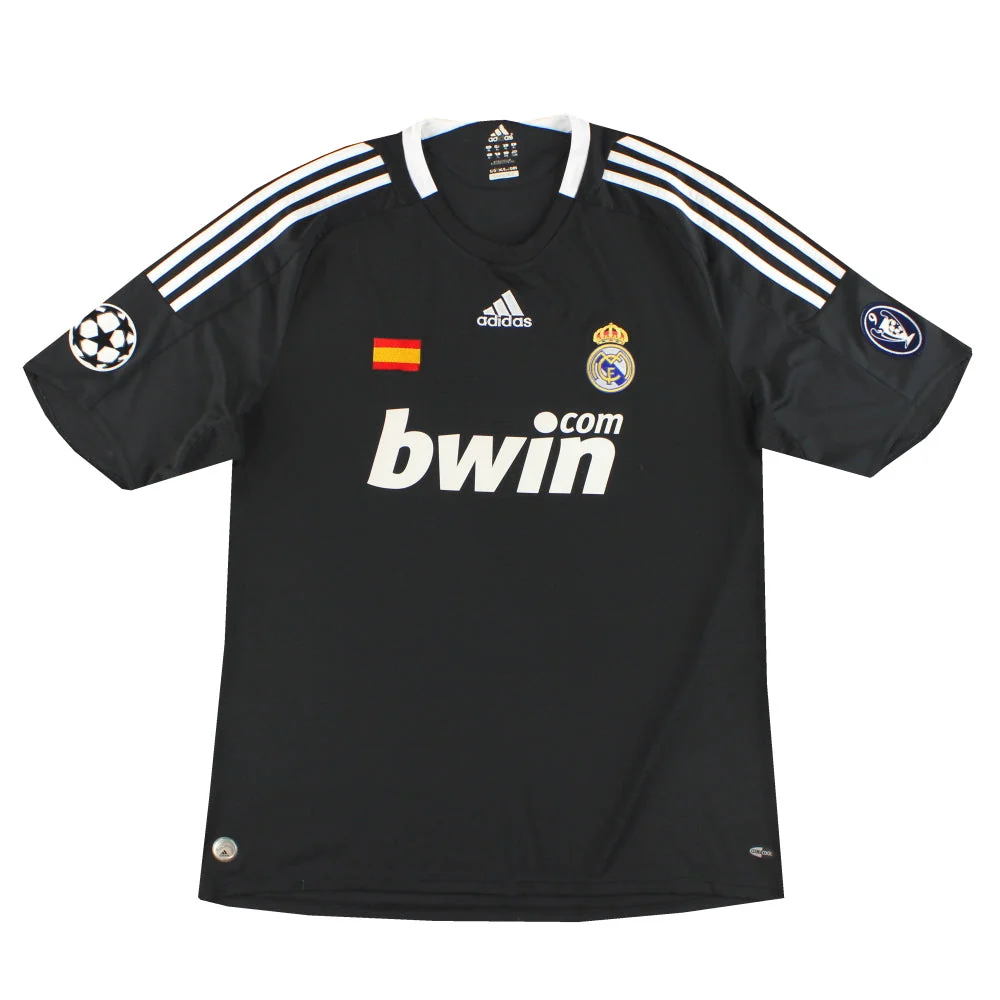 2008-09 Real Madrid adidas CL Third Shirt XL