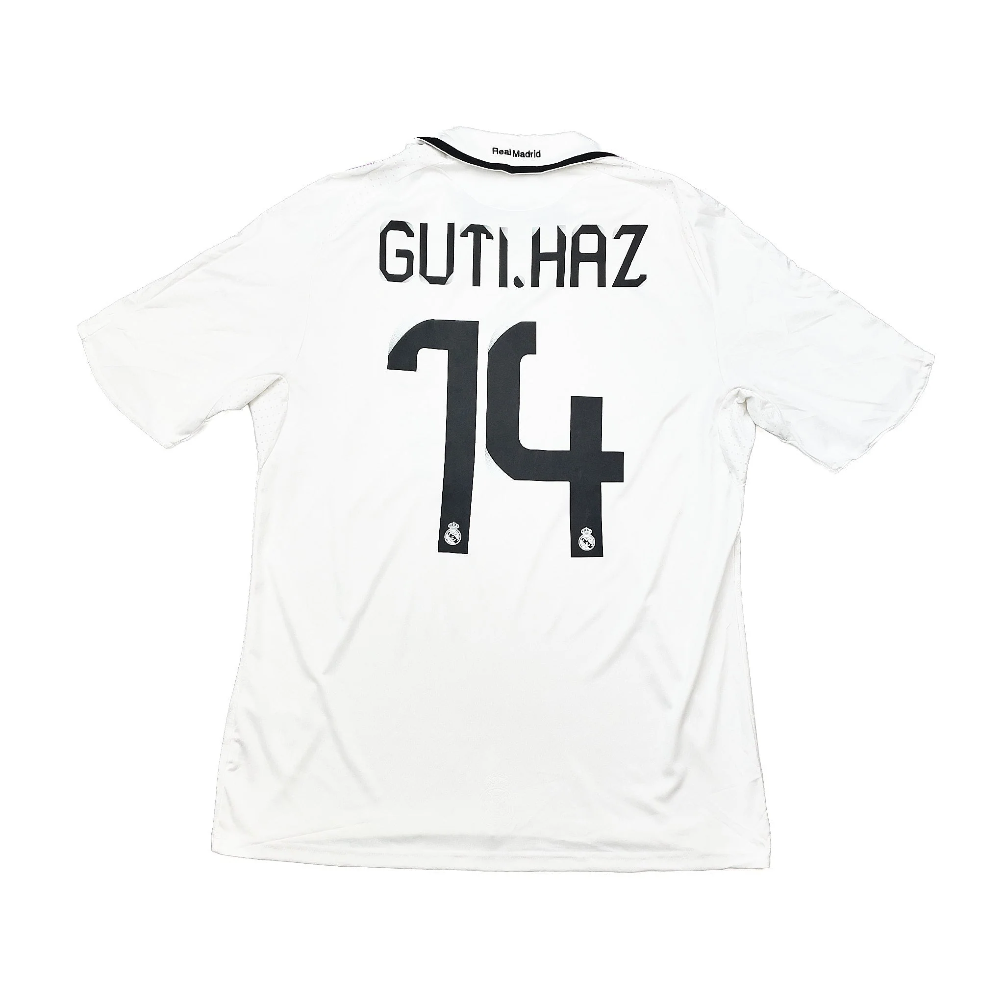 2008/09 Real Madrid Guti Haz #14 Home Shirt (L) Adidas