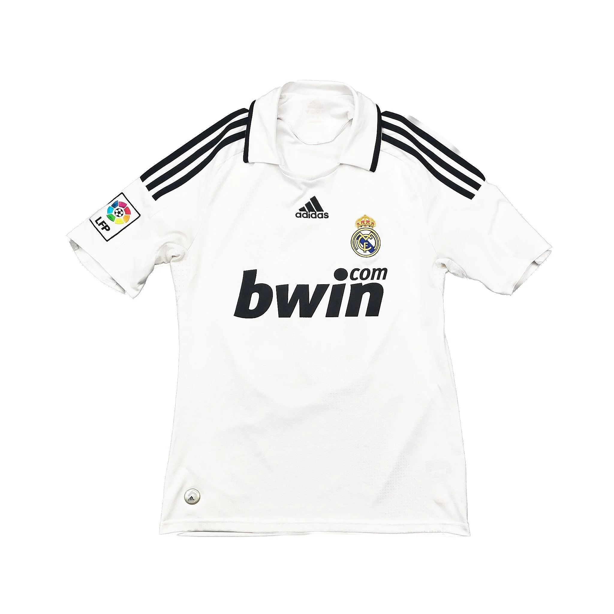 2008/09 Real Madrid V.Nistelrooy #17 Home Shirt (S) Adidas - Image 2