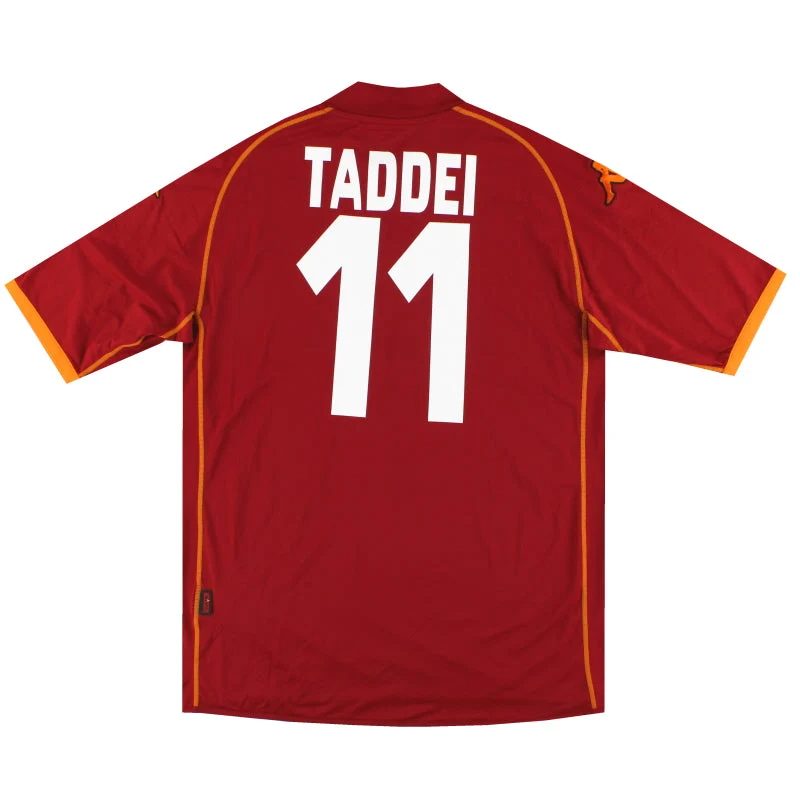 2008-09 Roma Kappa Home Shirt Taddei #11 *w/tags* XL