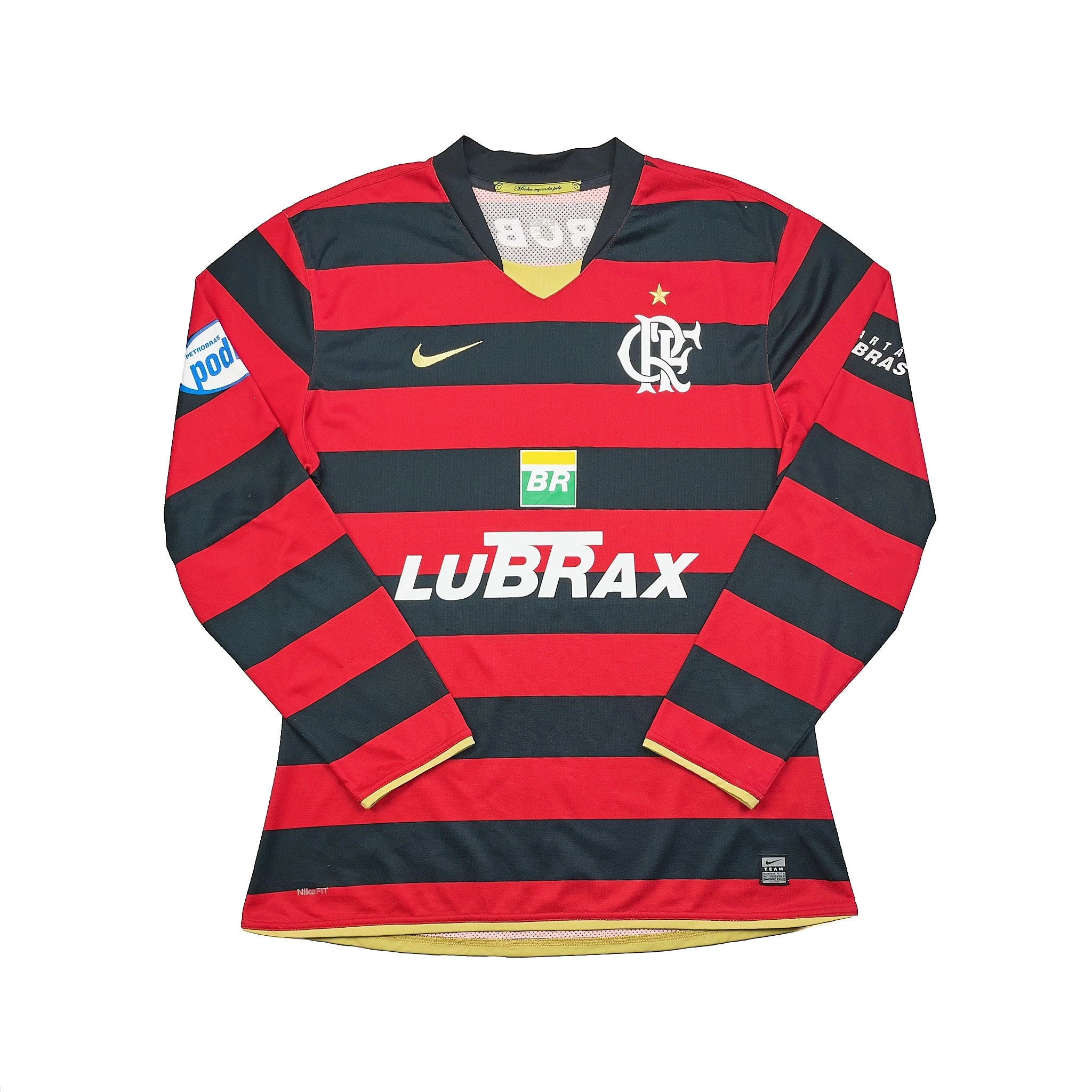 2008 Flamengo L/S Home Shirt (XL) Nike