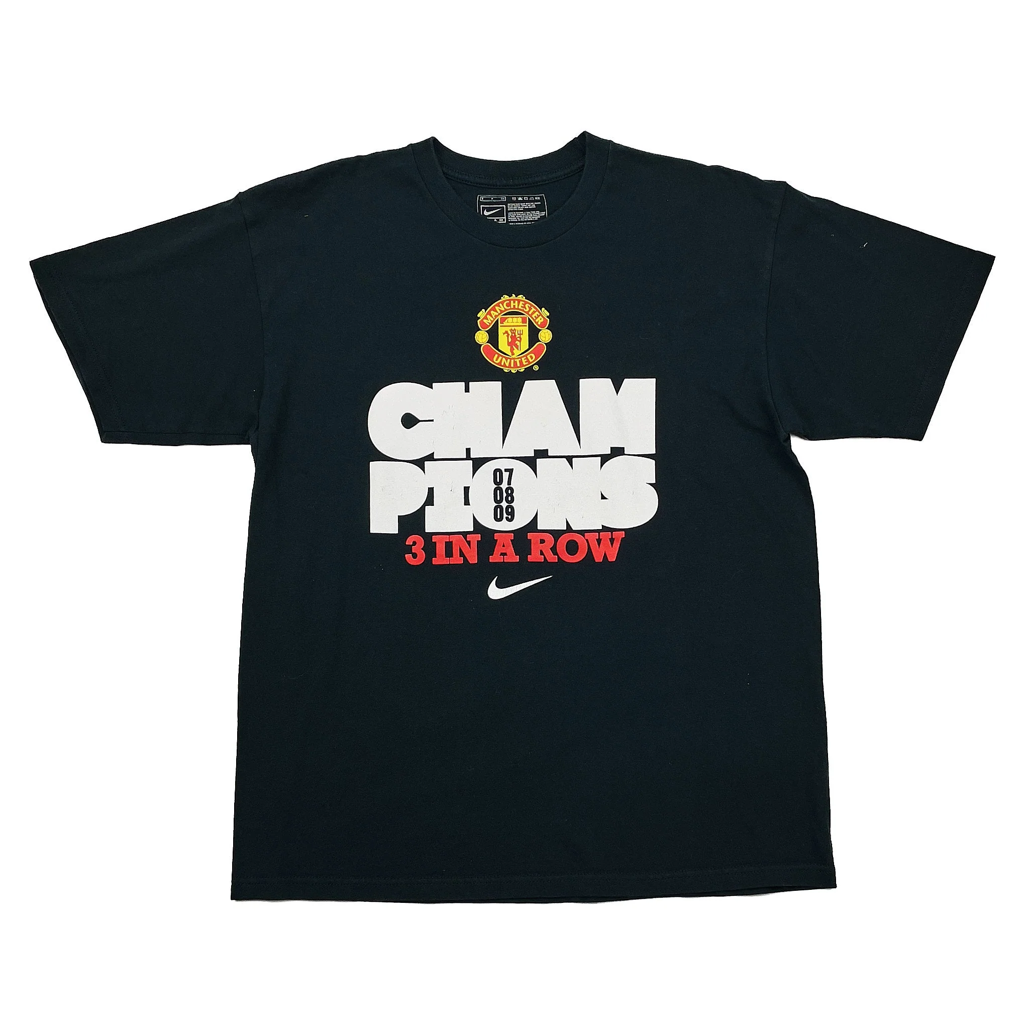 2009/10 Manchester United Nike Champions T-Shirt (S) - Image 3