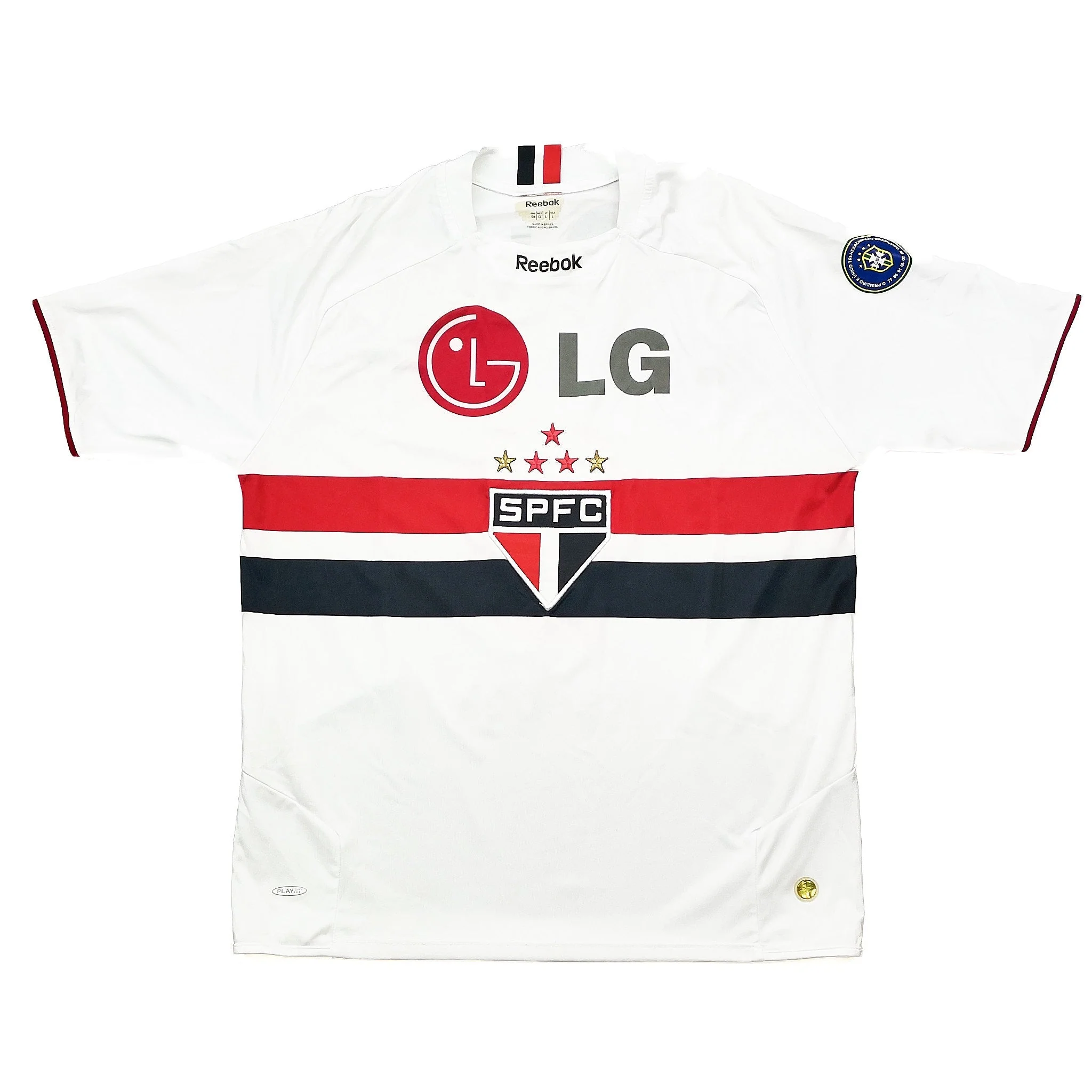 2009/10 Sao Paulo Washington #9 Home Shirt (L) Reebok - Image 2