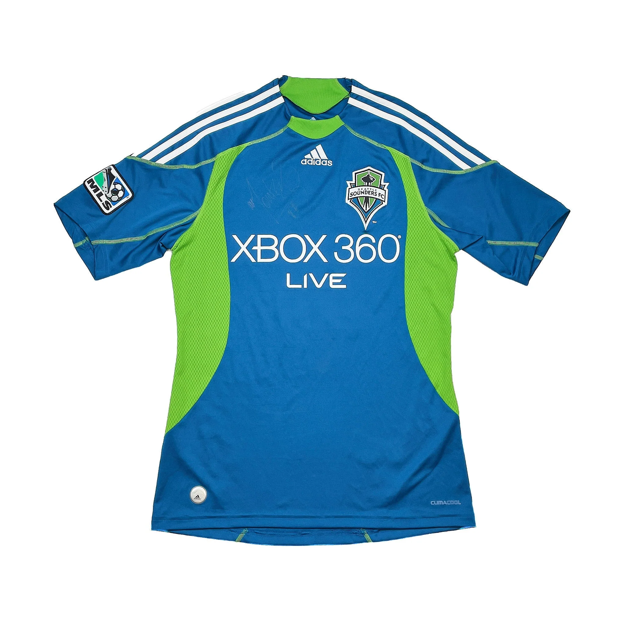 2009/10 Seattle Sounders Alonso #6 *Signed* Away Shirt (S) Adidas - Image 2