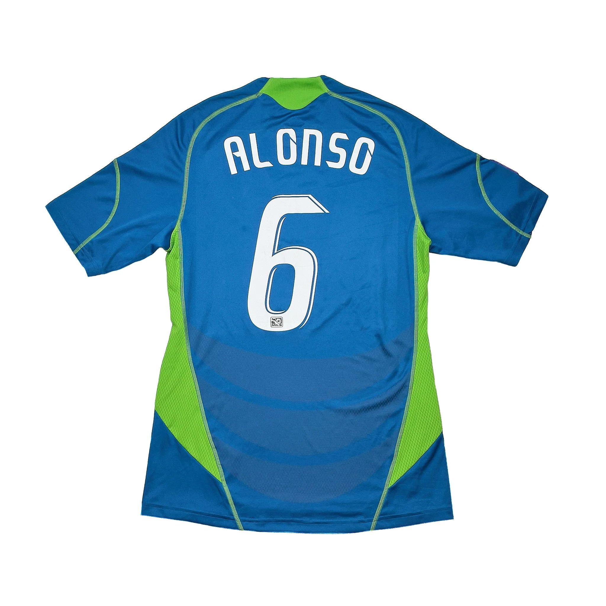 2009/10 Seattle Sounders Alonso #6 *Signed* Away Shirt (S) Adidas - Image 3