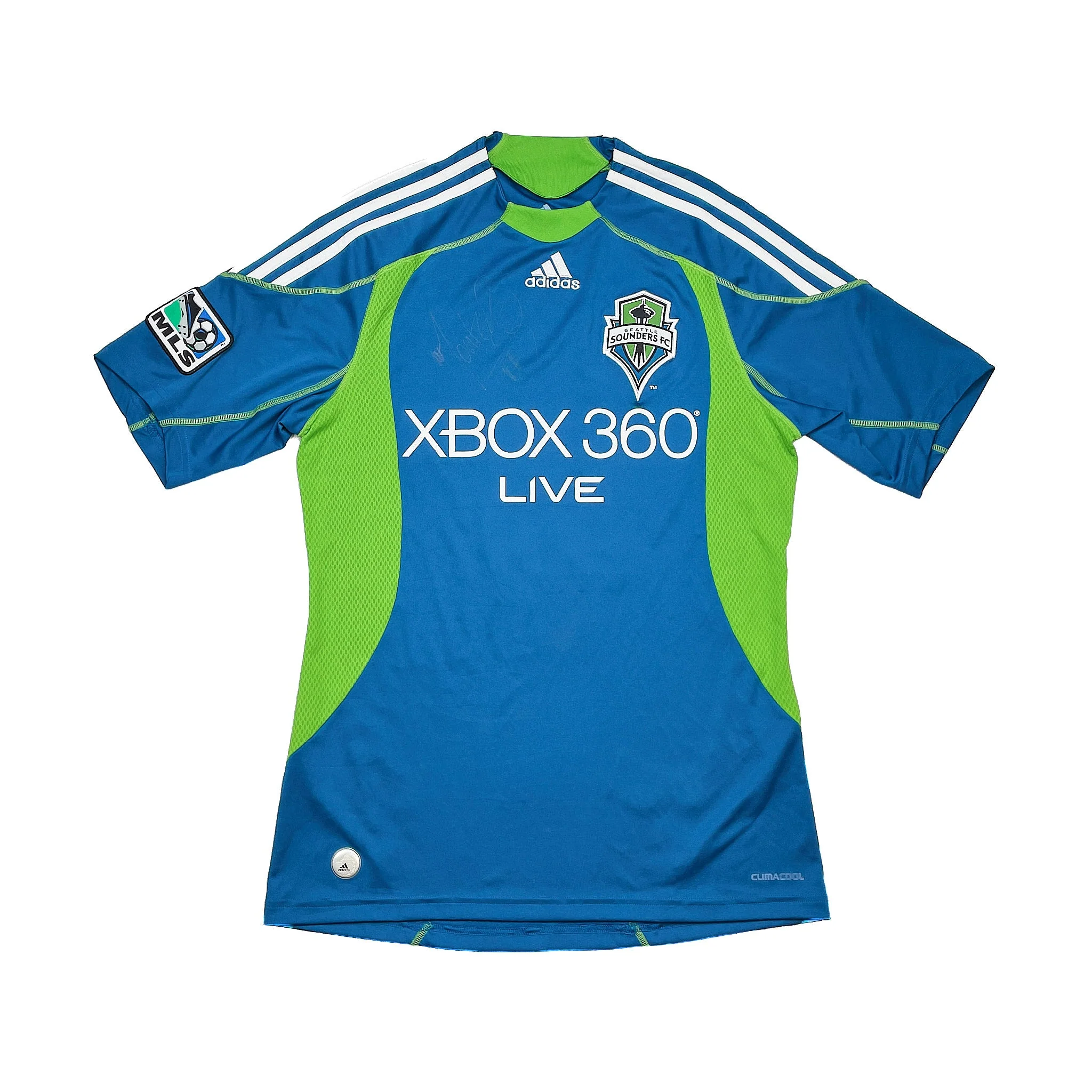 2009/10 Seattle Sounders Alonso #6 *Signed* Away Shirt (S) Adidas - Image 4