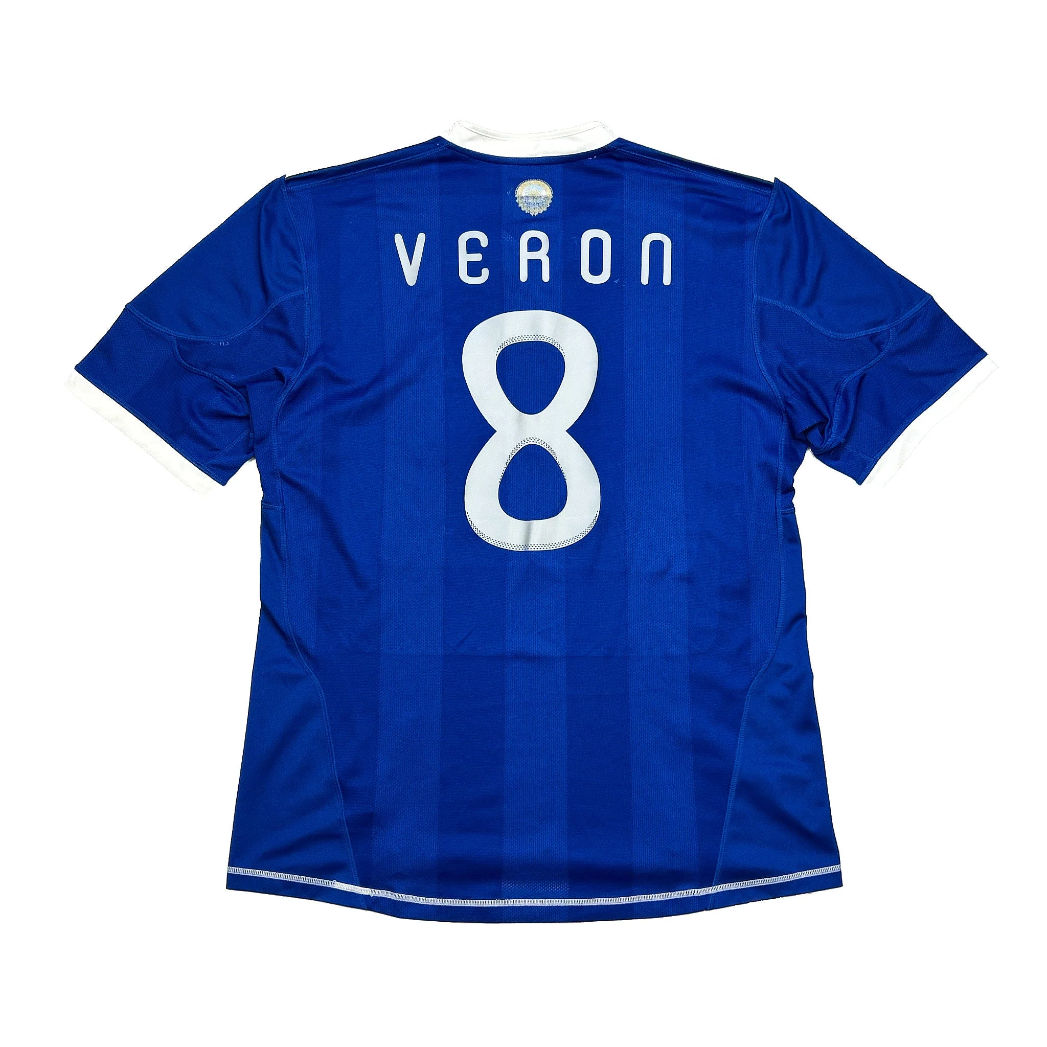2010/11 Argentina Veron #8 (Greece V Argentina) Away Shirt (L) Adidas - Image 3
