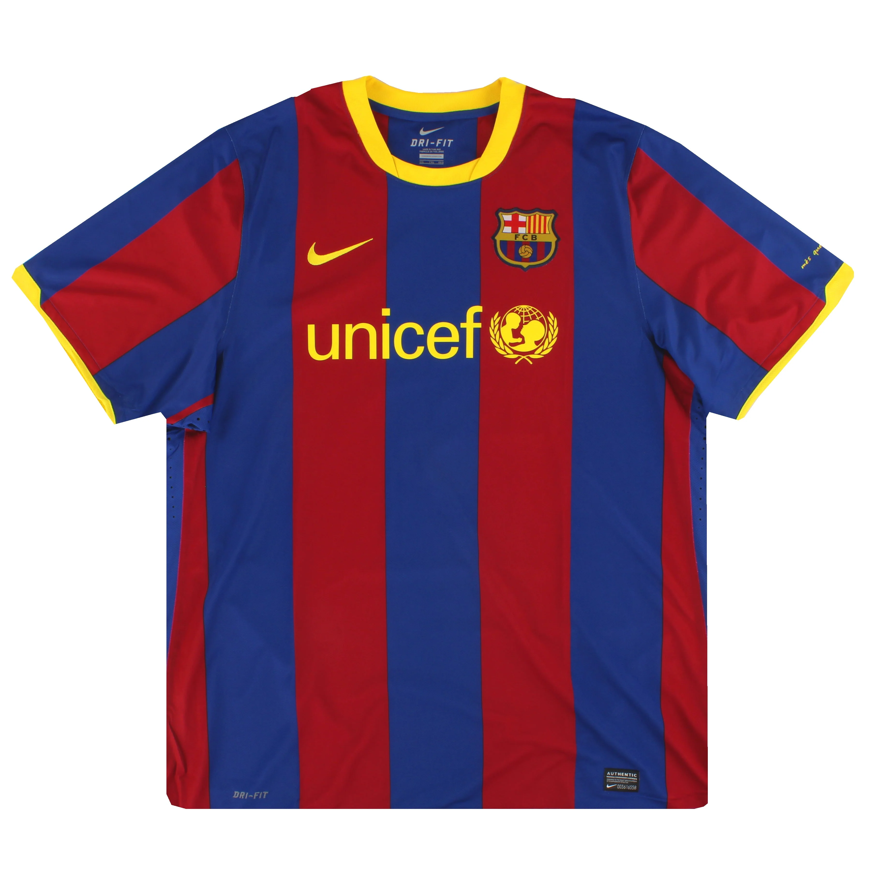 2010-11 Barcelona Nike Player Issue Home Shirt *w/tags* XXL