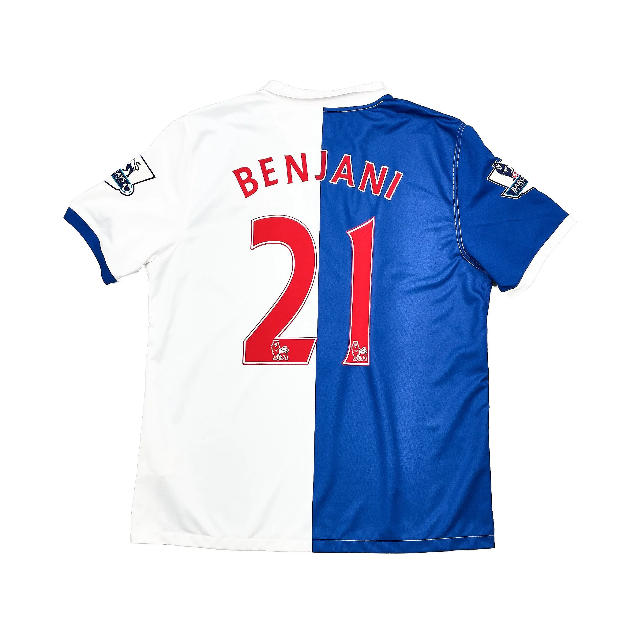 2010/11 Blackburn Rovers Benjani #21 *Match Issue* Home Shirt (XL) Umbro - Image 3