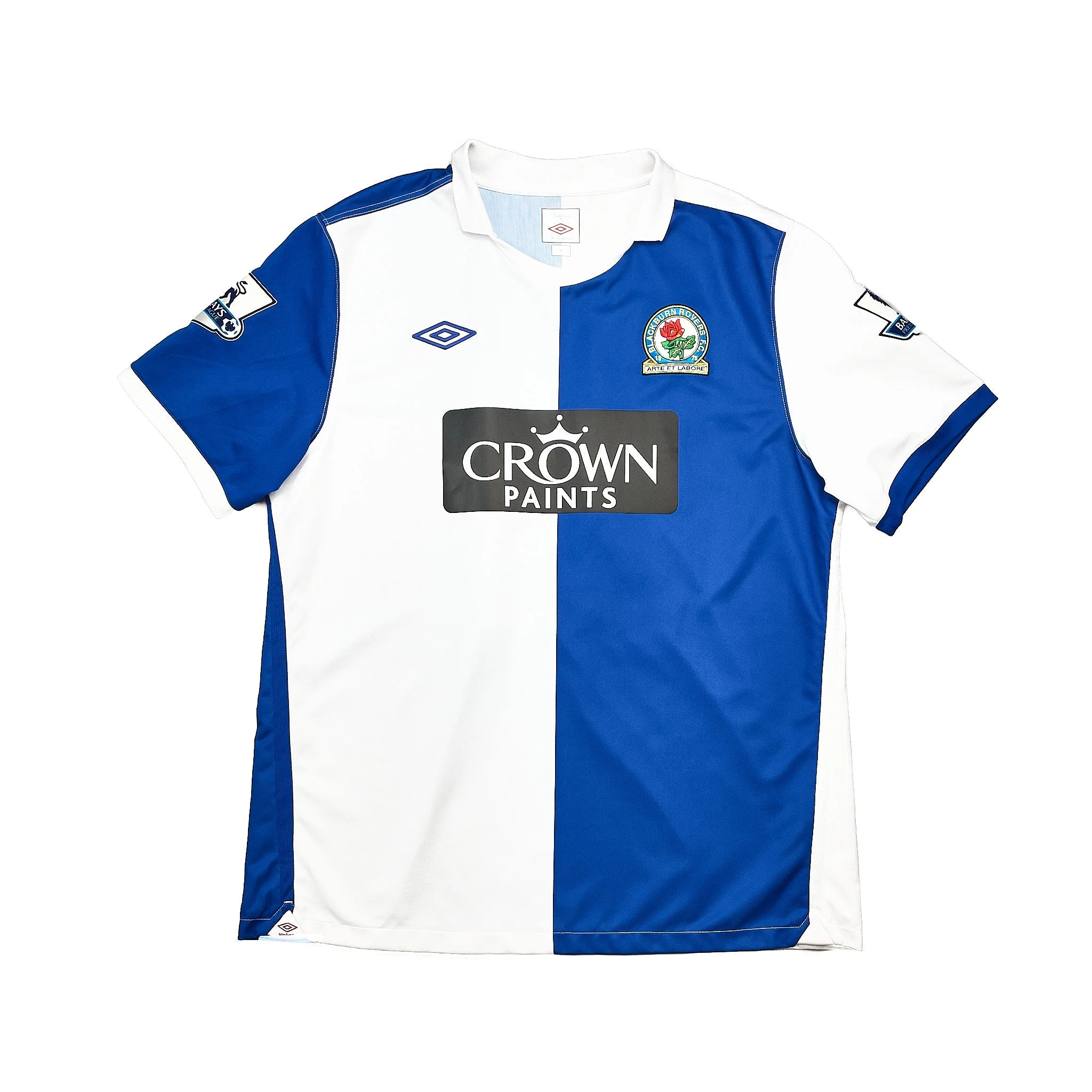 2010/11 Blackburn Rovers Benjani #21 *Match Issue* Home Shirt (XL) Umbro - Image 4