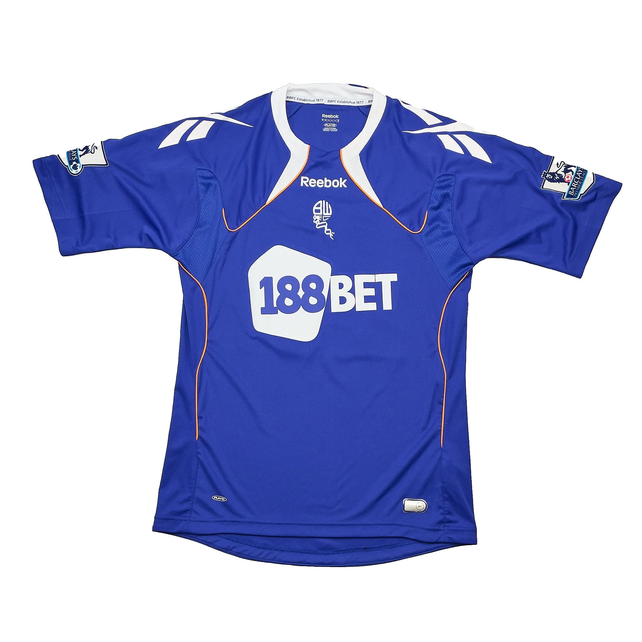 2010/11 Bolton C.Y.Lee #27 *Match Issue* Away Shirt (M) Reebok - Image 2