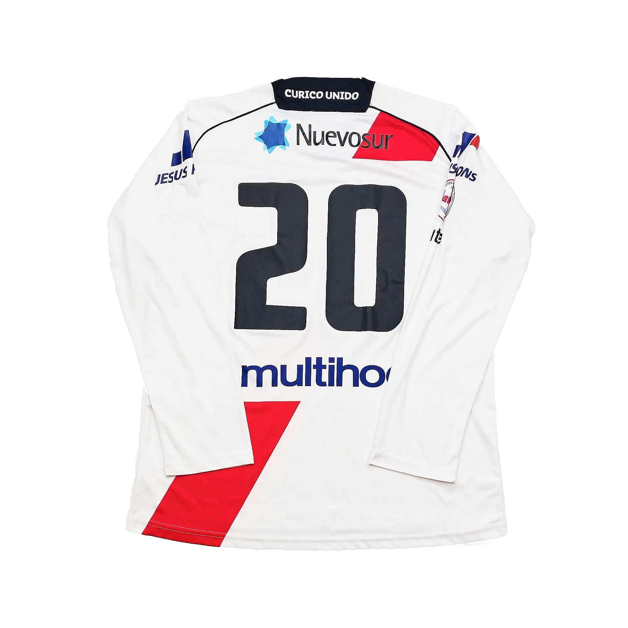 2010/11 Curico Unido #20 L/S Home Shirt (XL) Mitre - Image 4