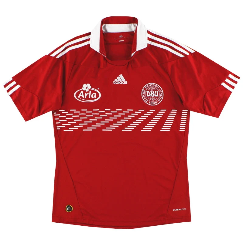 2010-11 Denmark adidas Home Shirt S
