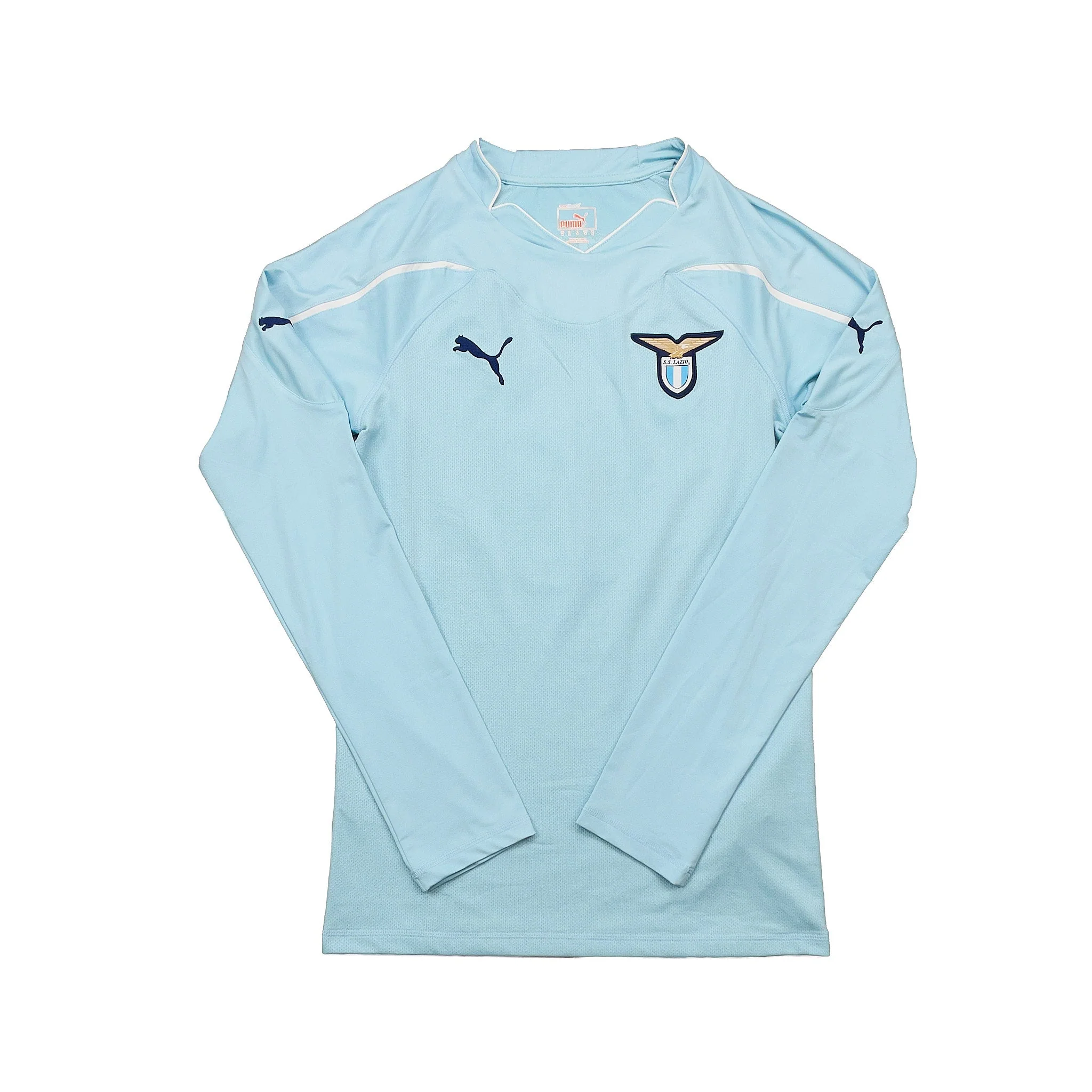 2010/11 Lazio Hernanes #8 *Player Issue + Signed* L/S Home Shirt (M) Puma - Image 4