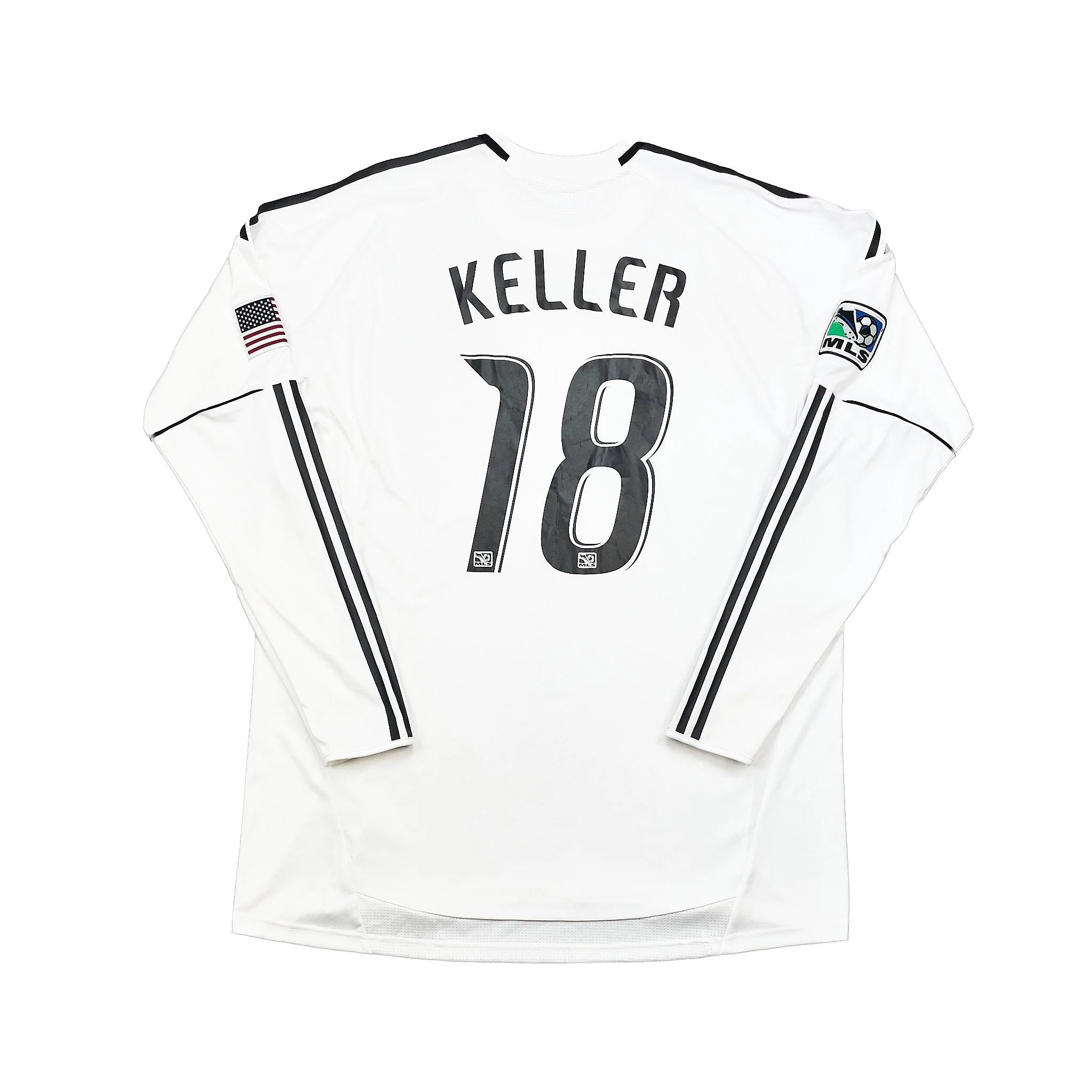 2010/11 Seattle Sounders Keller #18 *Match Worn Vs Manchester United* GK Shirt (XL) Adidas