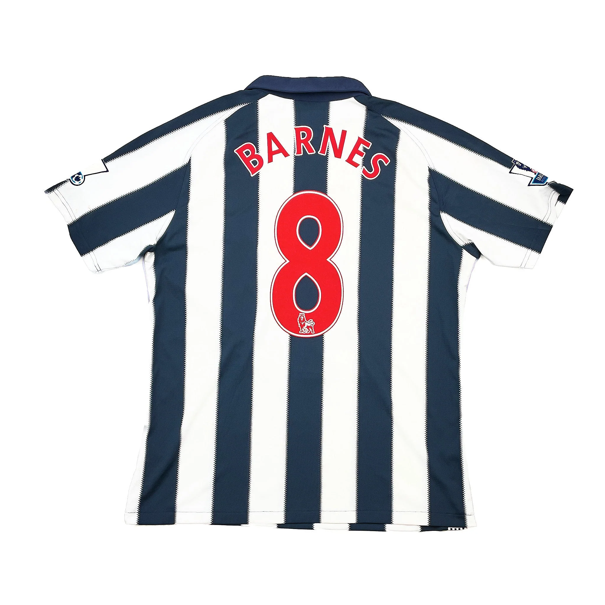 2010/11 West Brom Barnes #8 *Match Issue* Home Shirt (L) Umbro - Image 3