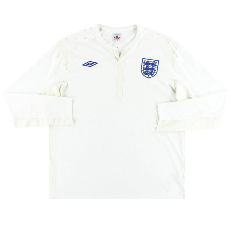 2010-12 England Umbro Home Shirt L/S M