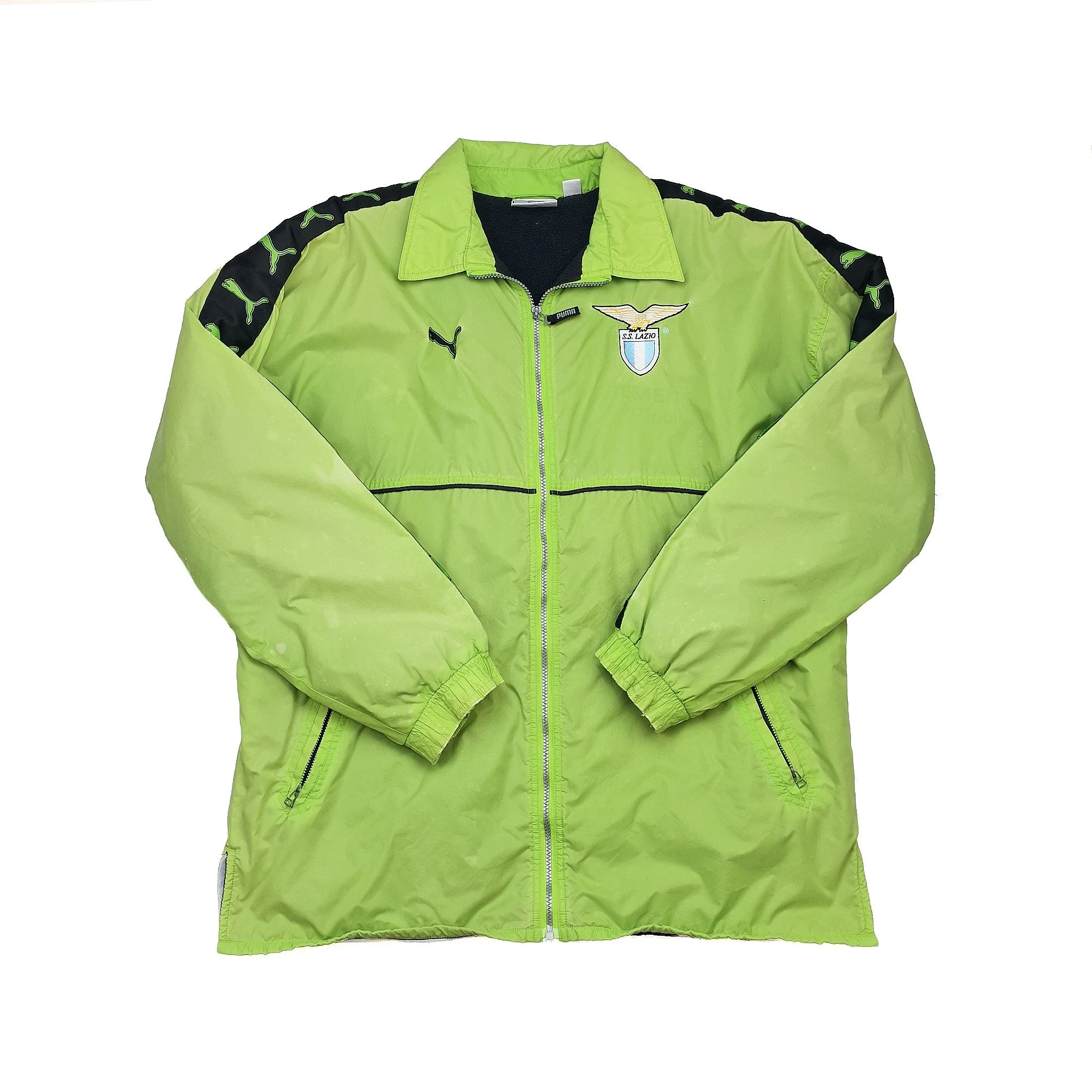 2010/12 Lazio Fleece Lined Bench Jacket (XL) Puma - Image 3