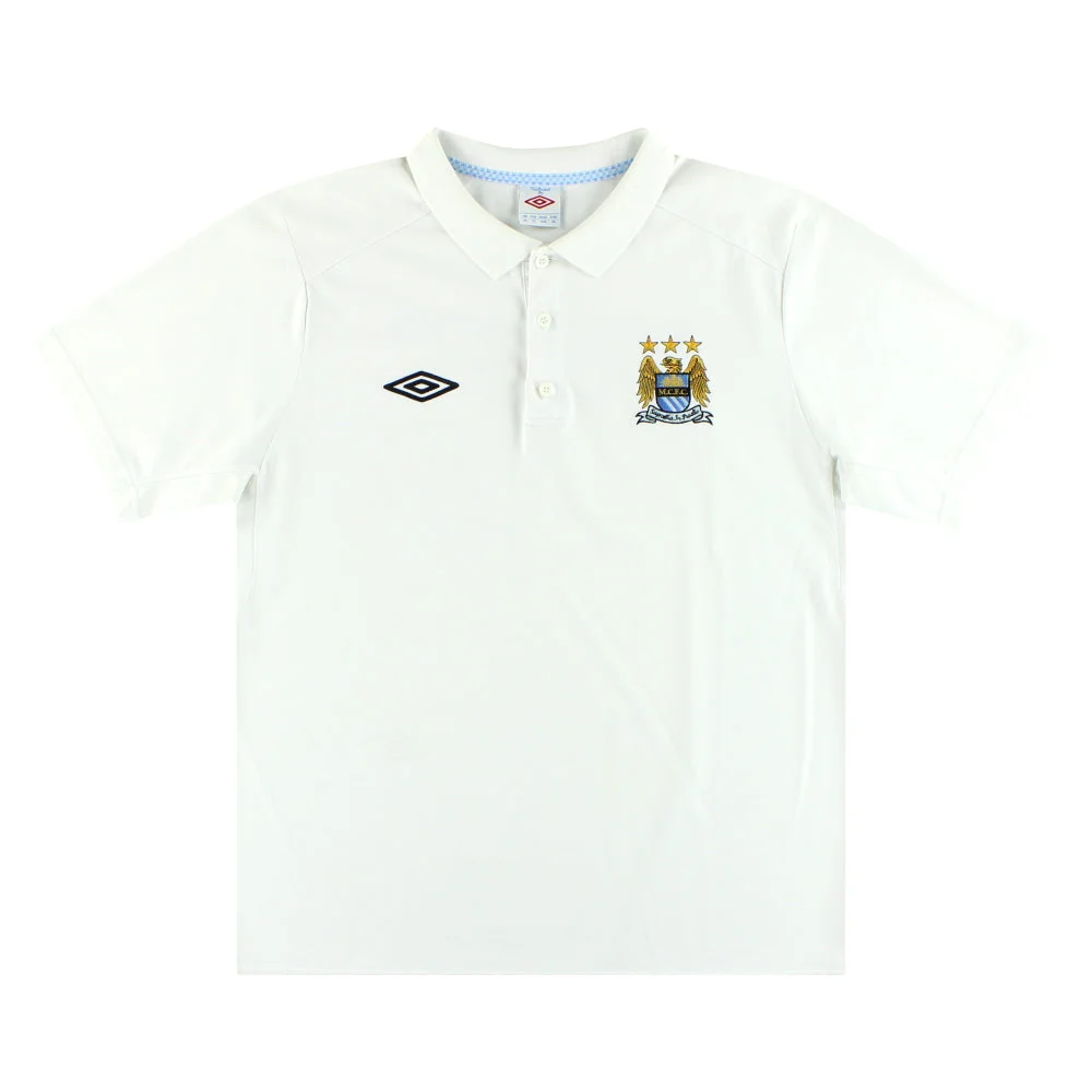 2010-12 Manchester City Umbro Polo Shirt XL