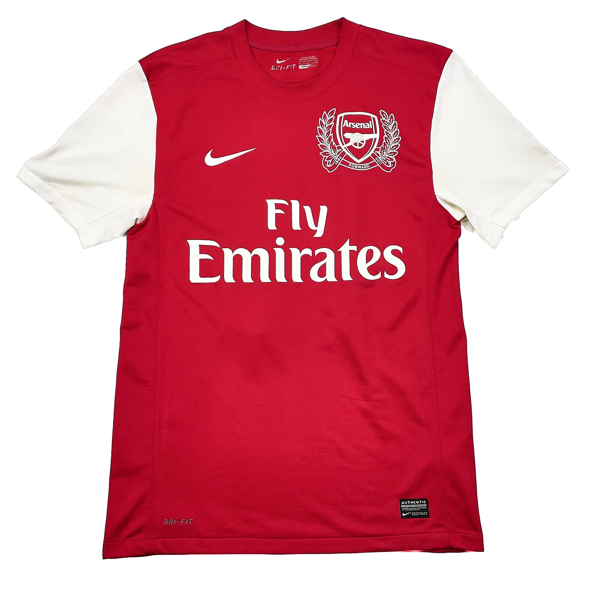 2011/12 Arsenal Ramsey #16 Home Shirt (S) Nike - Image 4