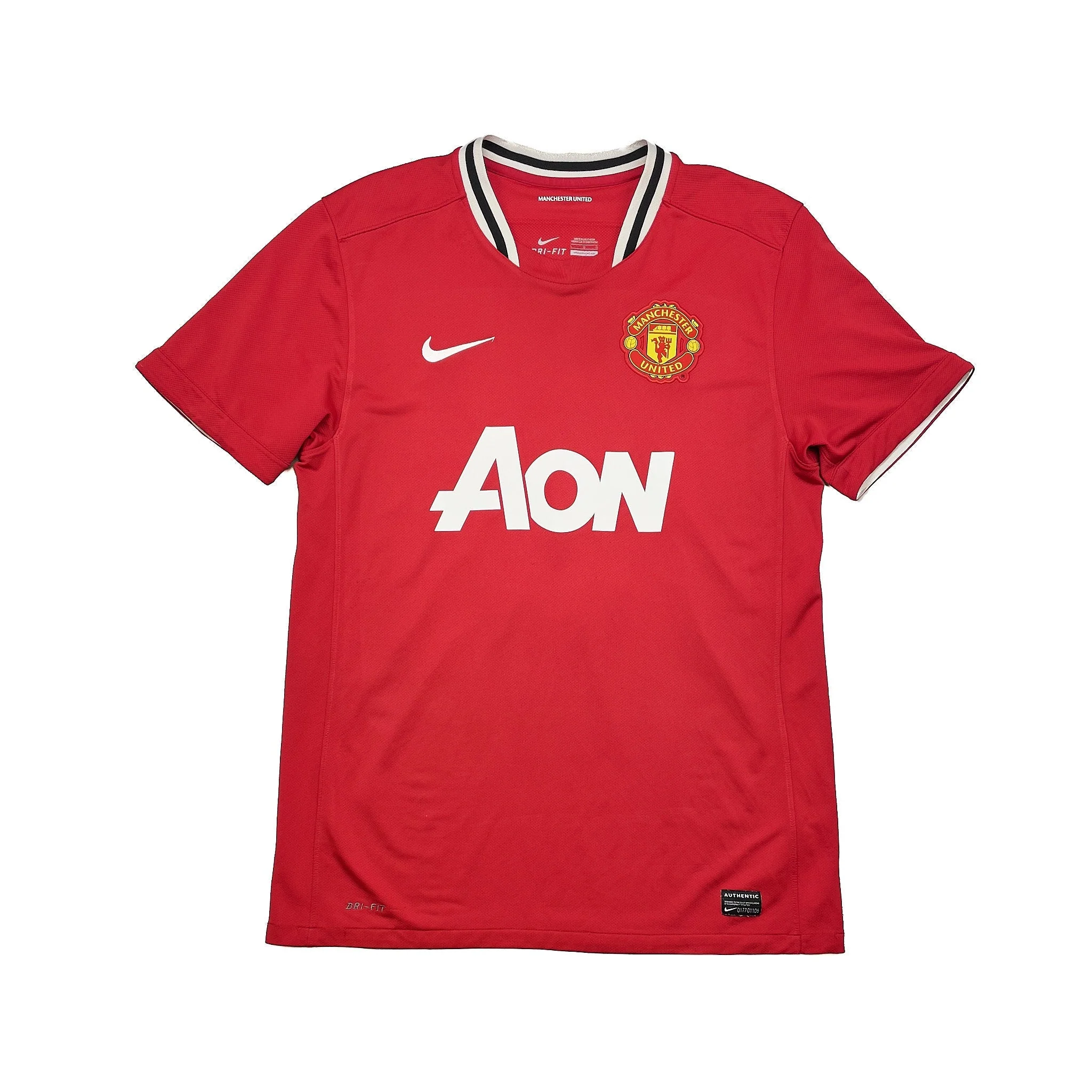 2011/12 Manchester United Berbatov #9 Home Shirt (L) Nike - Image 2