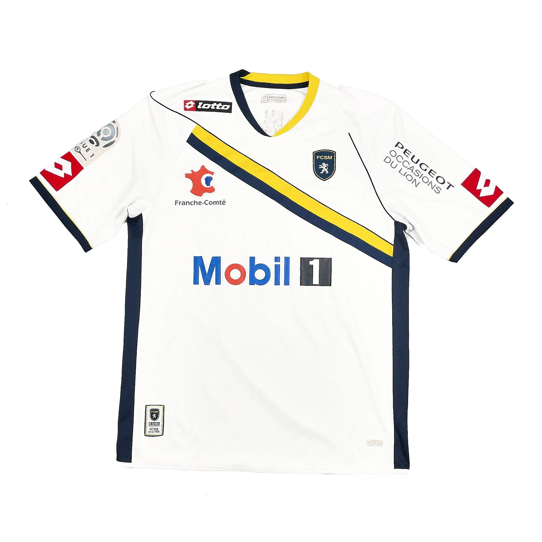 2011/12 Sochaux Dias #7 L/S *Match Worn* Away Shirt (XL) Lotto - Image 2