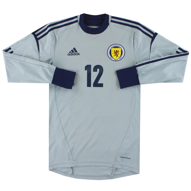 2011-13 Scotland adidas Player Issue Goalkeeper Shirt #12 *As New* XXL