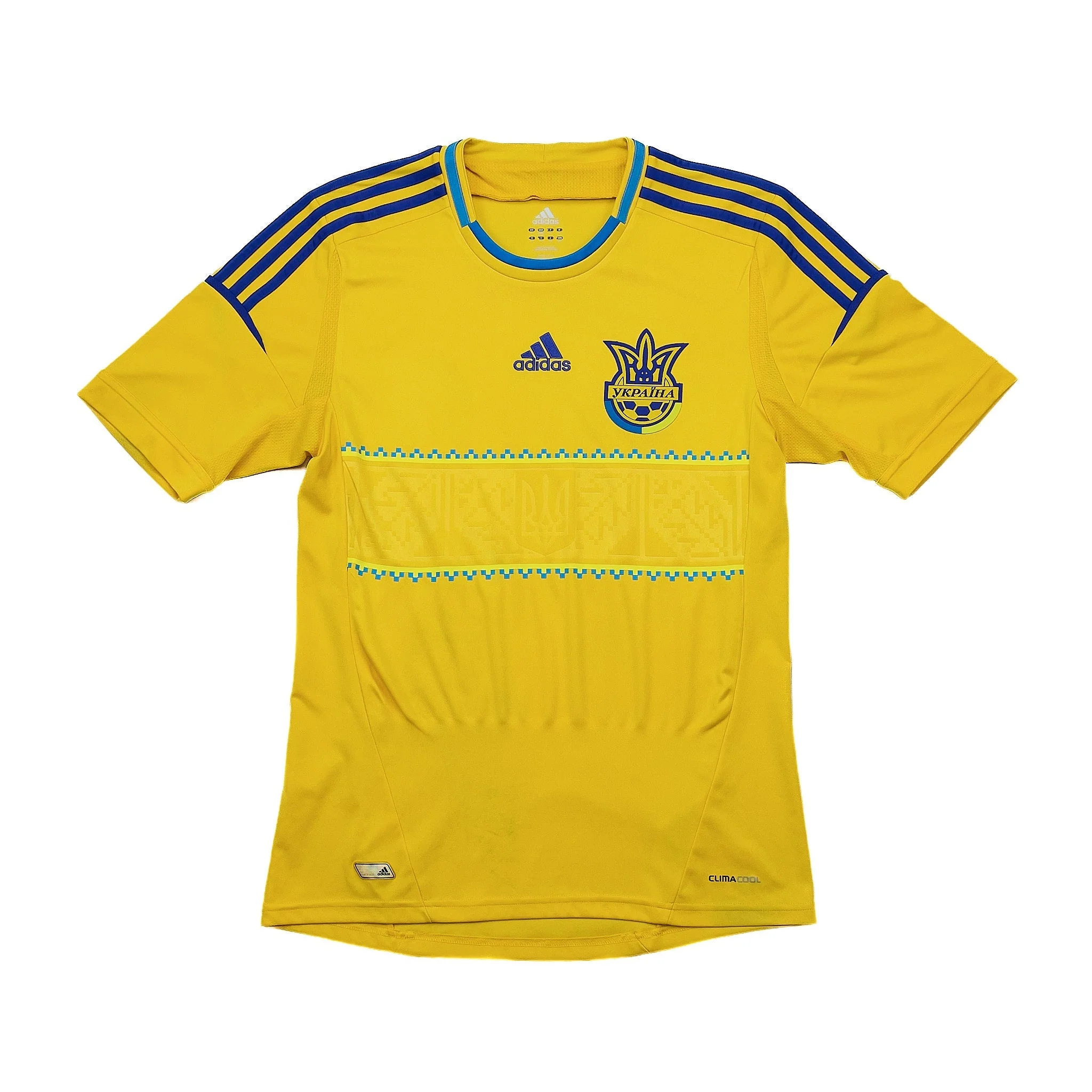 2011/13 Ukraine Home Shirt (S) Adidas