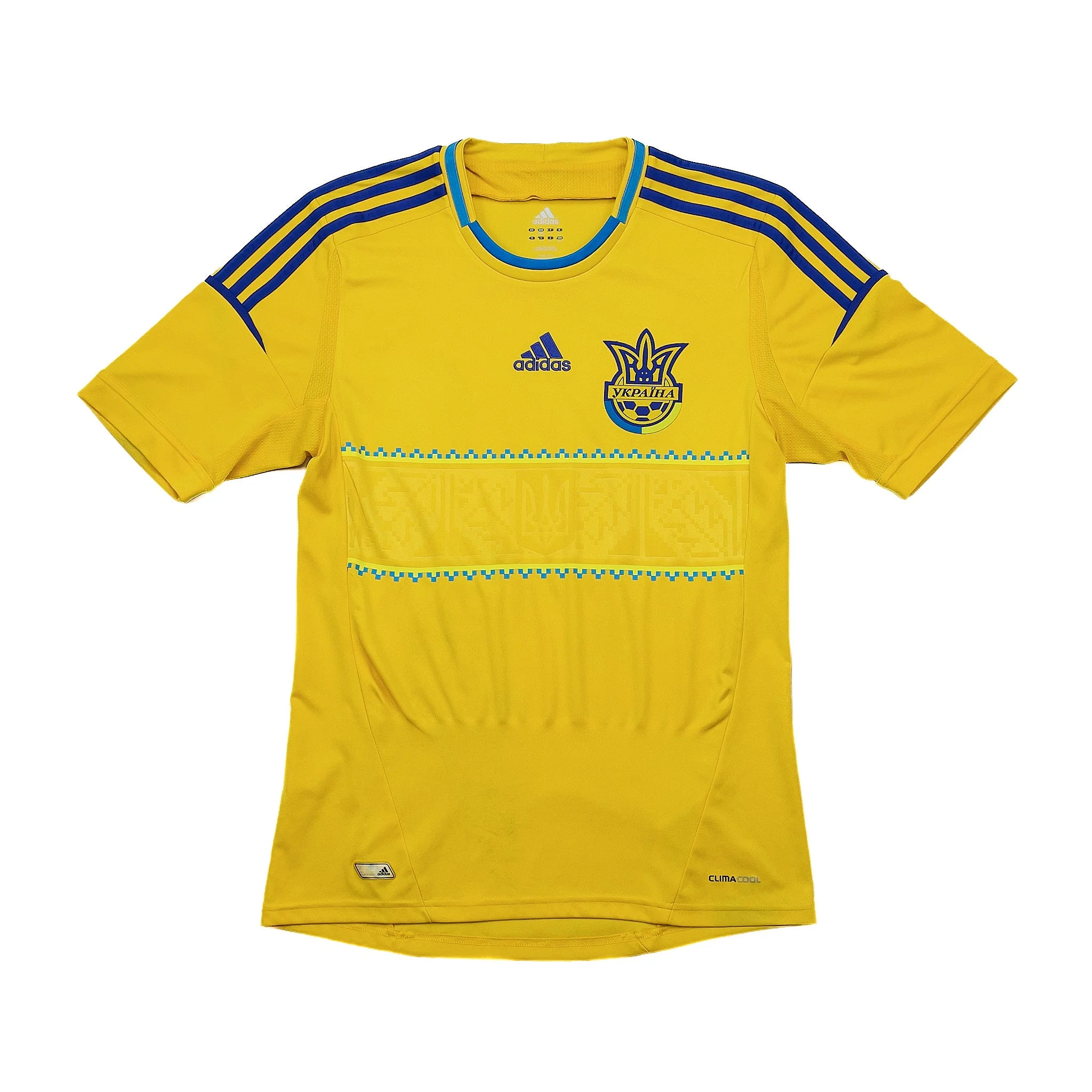 2011/13 Ukraine Home Shirt (S) Adidas - Image 5