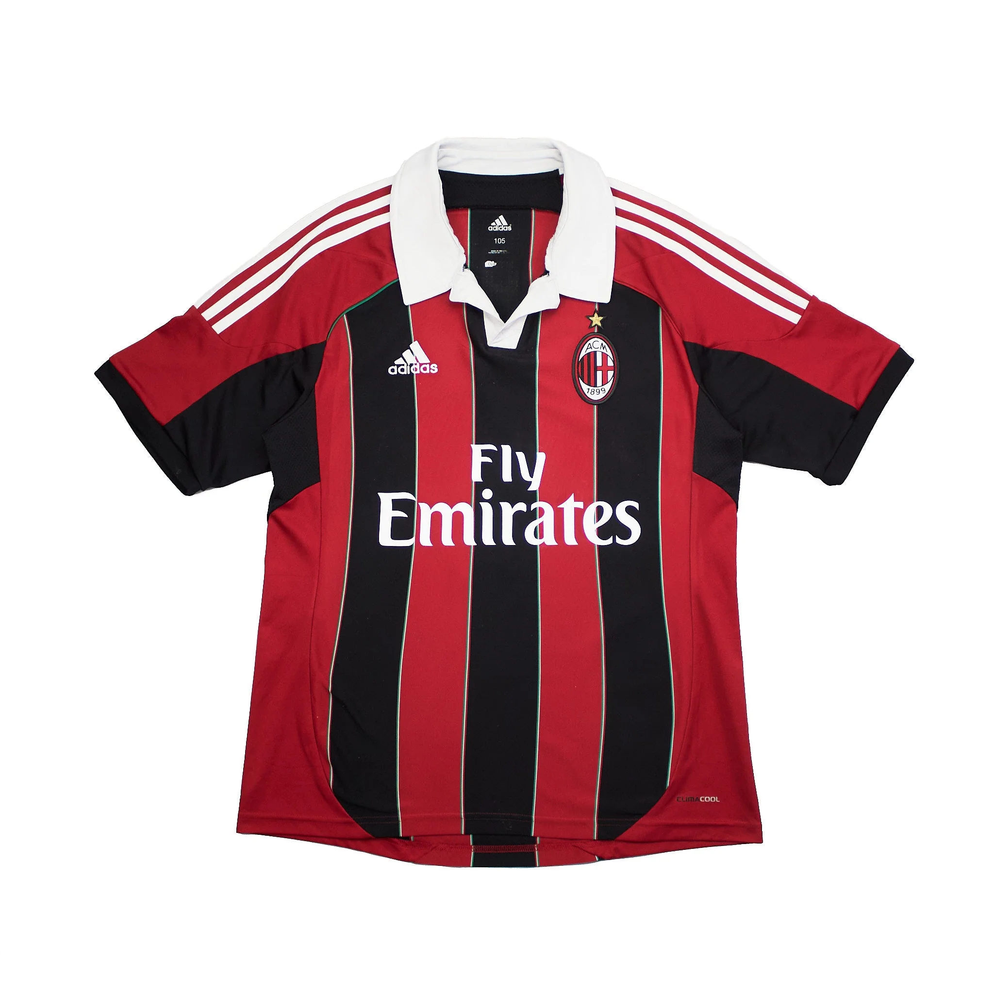 2012/13 AC Milan Inzaghi #9 Home Shirt (S) Adidas - Image 2
