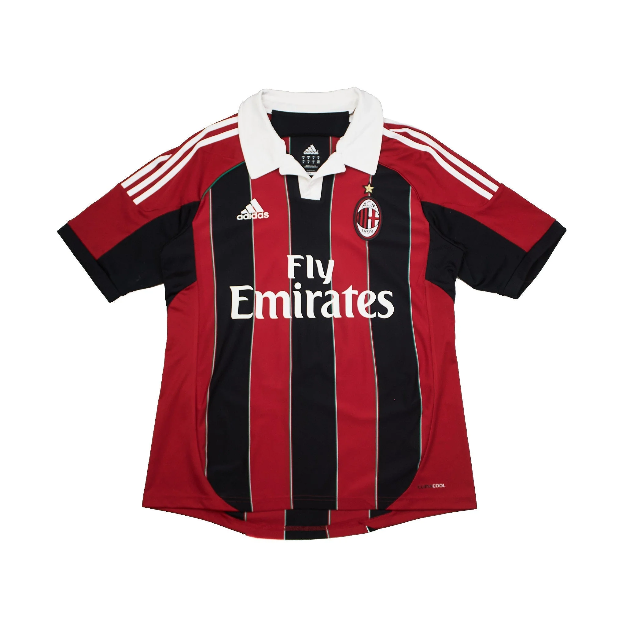 2012/13 AC Milan Nesta #13 Home Shirt (M) Adidas - Image 2