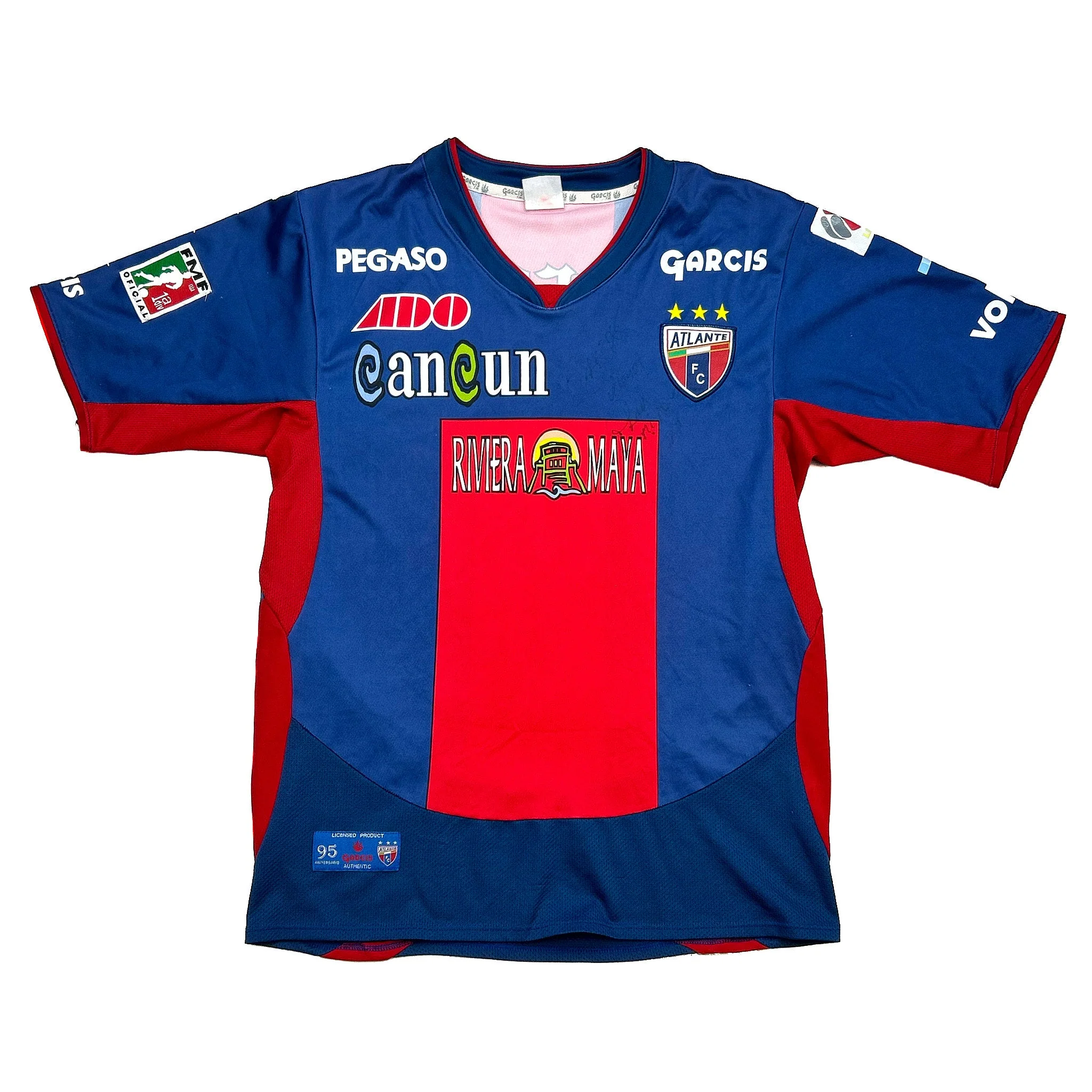 2012/13 Atlante Paredes #7 *Signed* Home Shirt (S) Garcis - Image 3