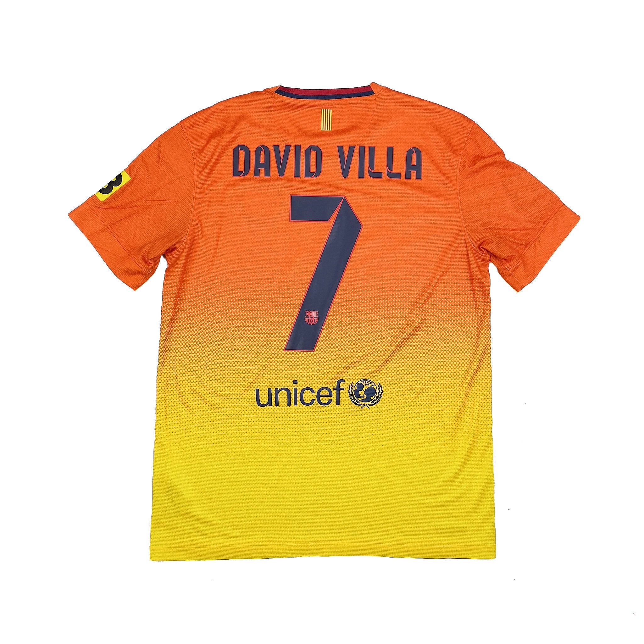 2012/13 Barcelona David Villa #7 Away Shirt (M) Nike - Image 3