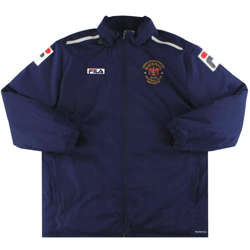 2012-13 Blackpool Fila '125th Anniversary' Padded Bench Coat XXL