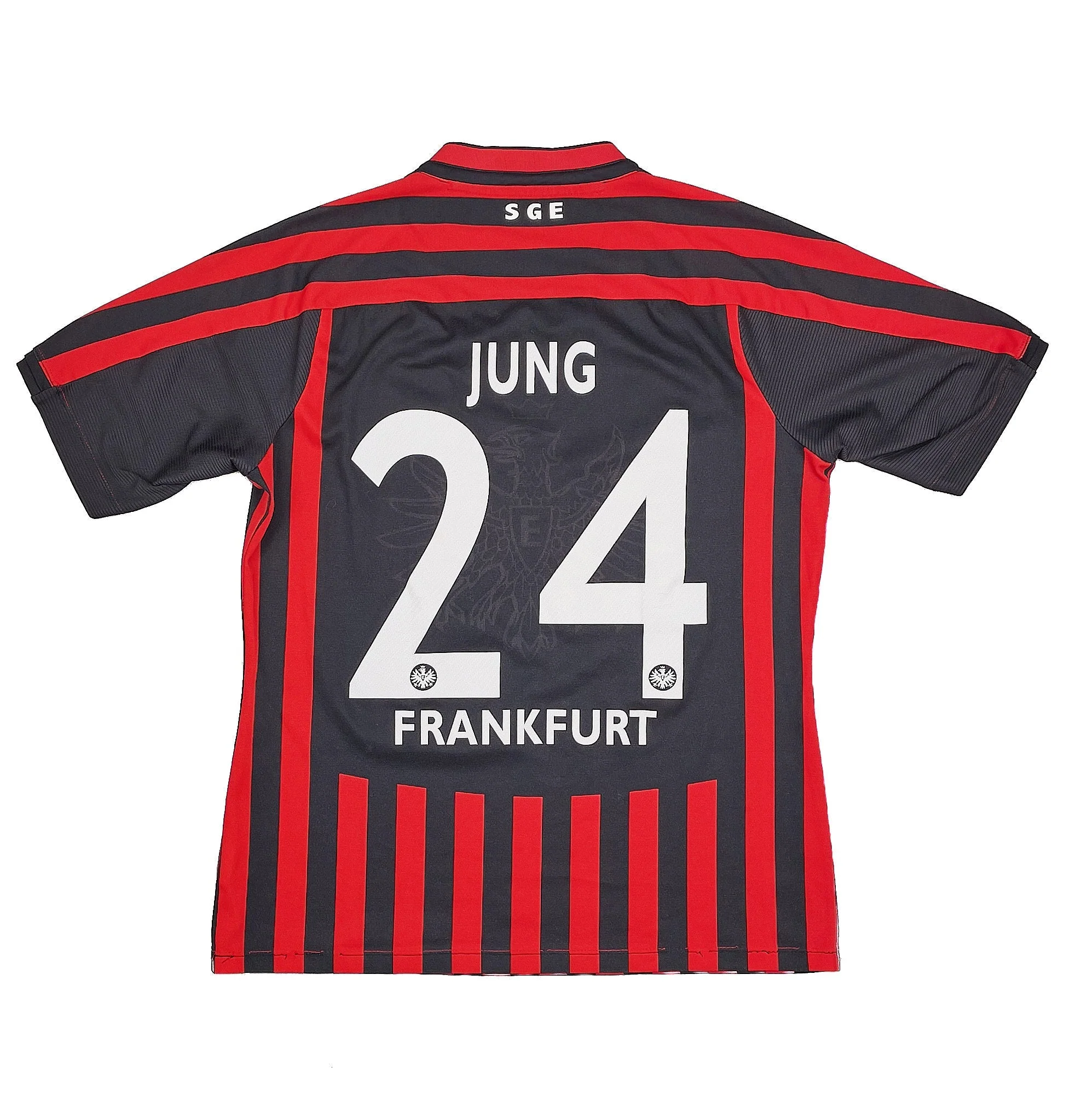 2012/13 Eintracht Frankfurt Home Jung #24 Home Shirt (S) Jako