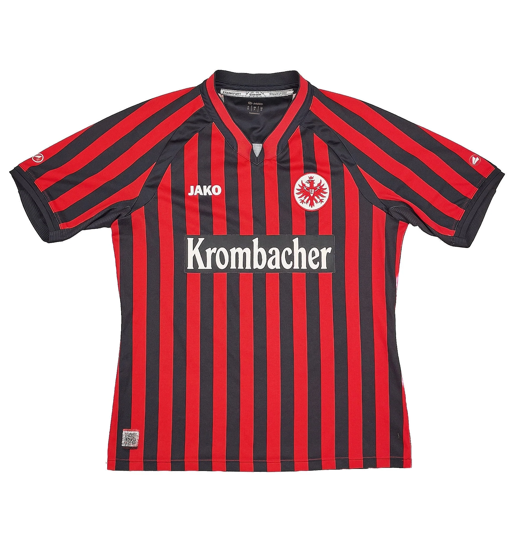 2012/13 Eintracht Frankfurt Home Jung #24 Home Shirt (S) Jako - Image 2