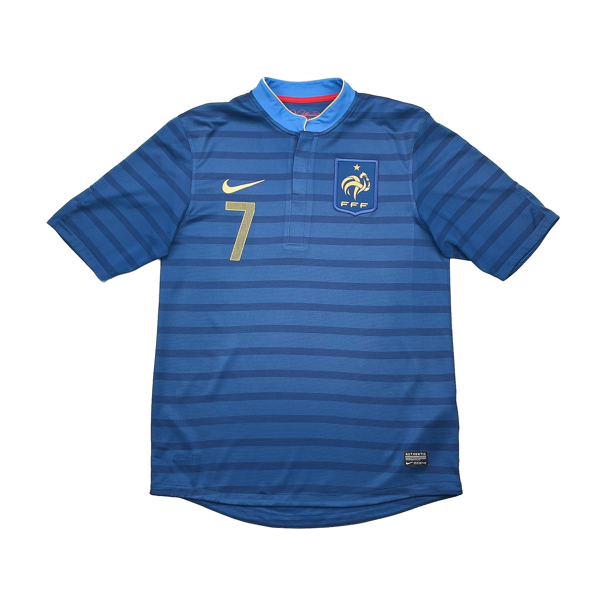 2012/13 France Ribery #7 Home Shirt (S) Nike - Image 2