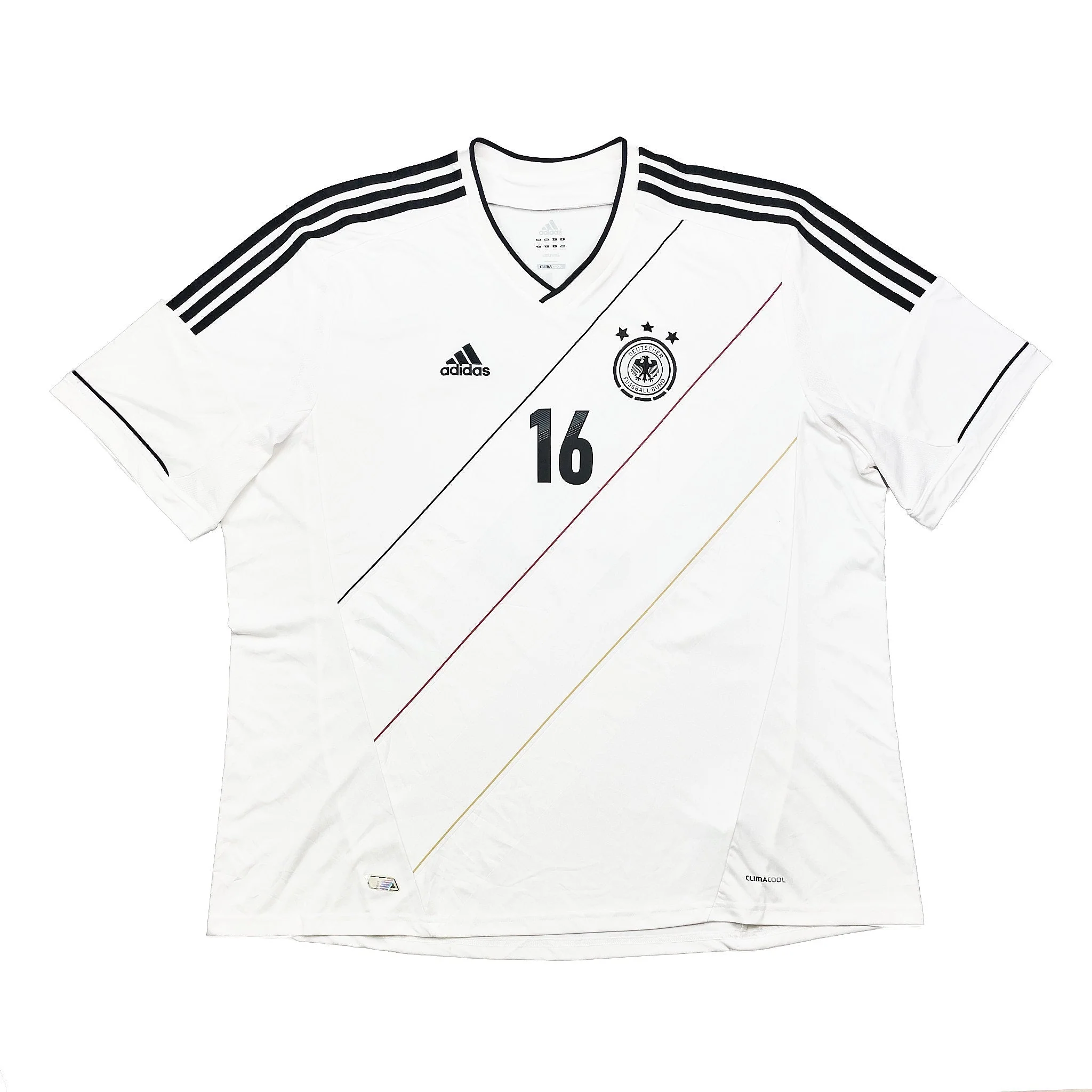 2012/13 Germany Lahm #16 Home Shirt (XXXL) Adidas - Image 2