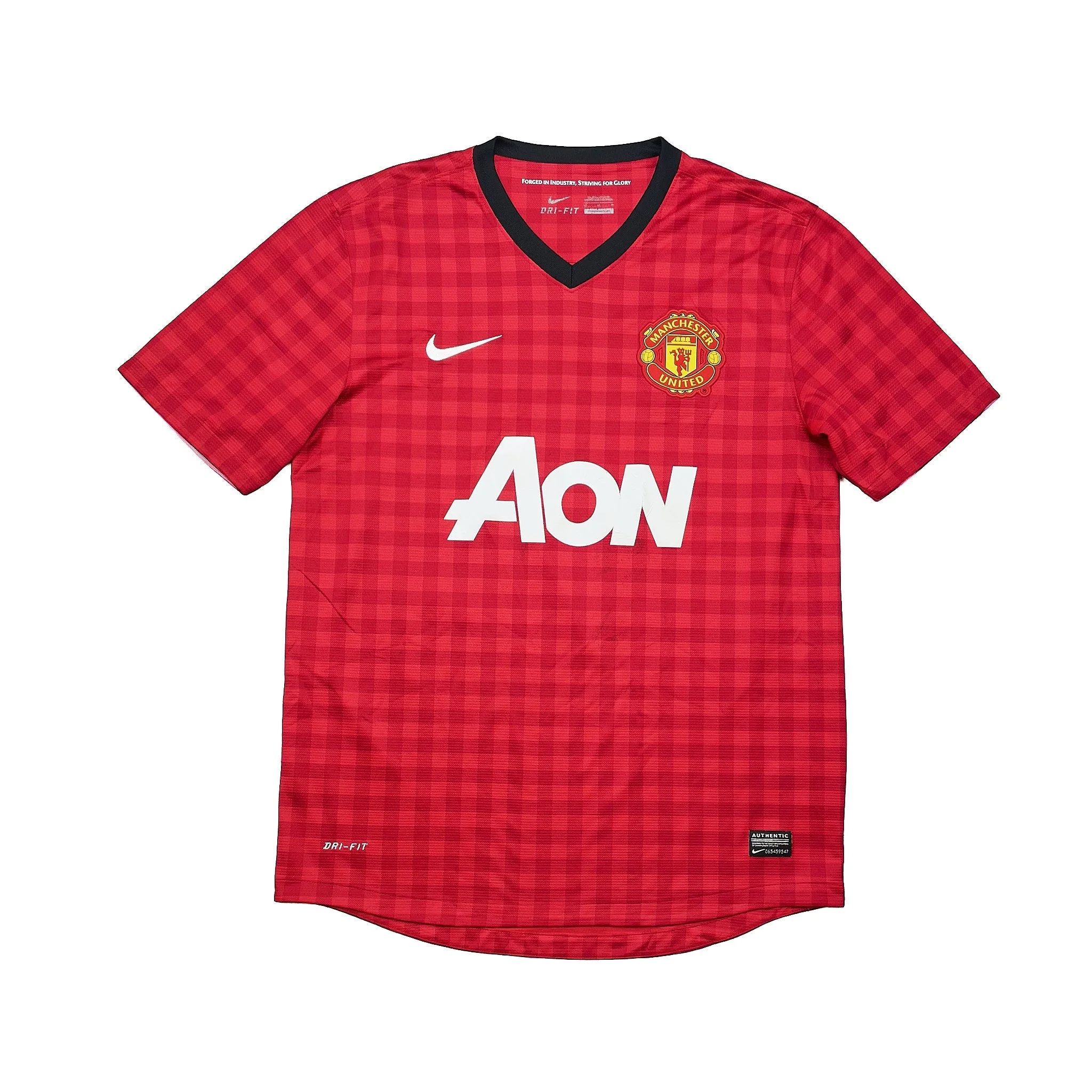 2012/13 Manchester United Scholes #22 Home Shirt (M) Nike - Image 2
