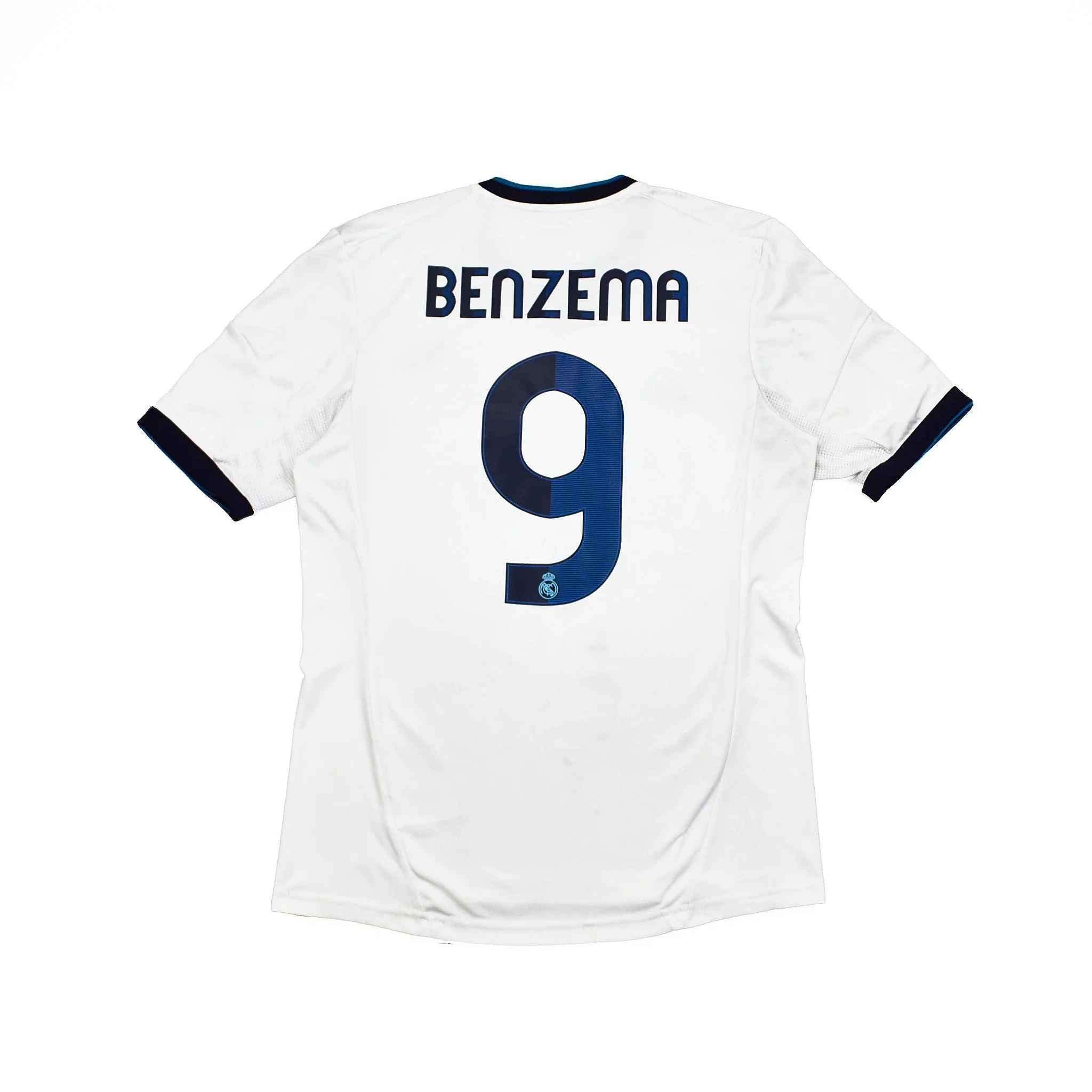 2012/13 Real Madrid Benzema #9 Home Shirt (M) Adidas