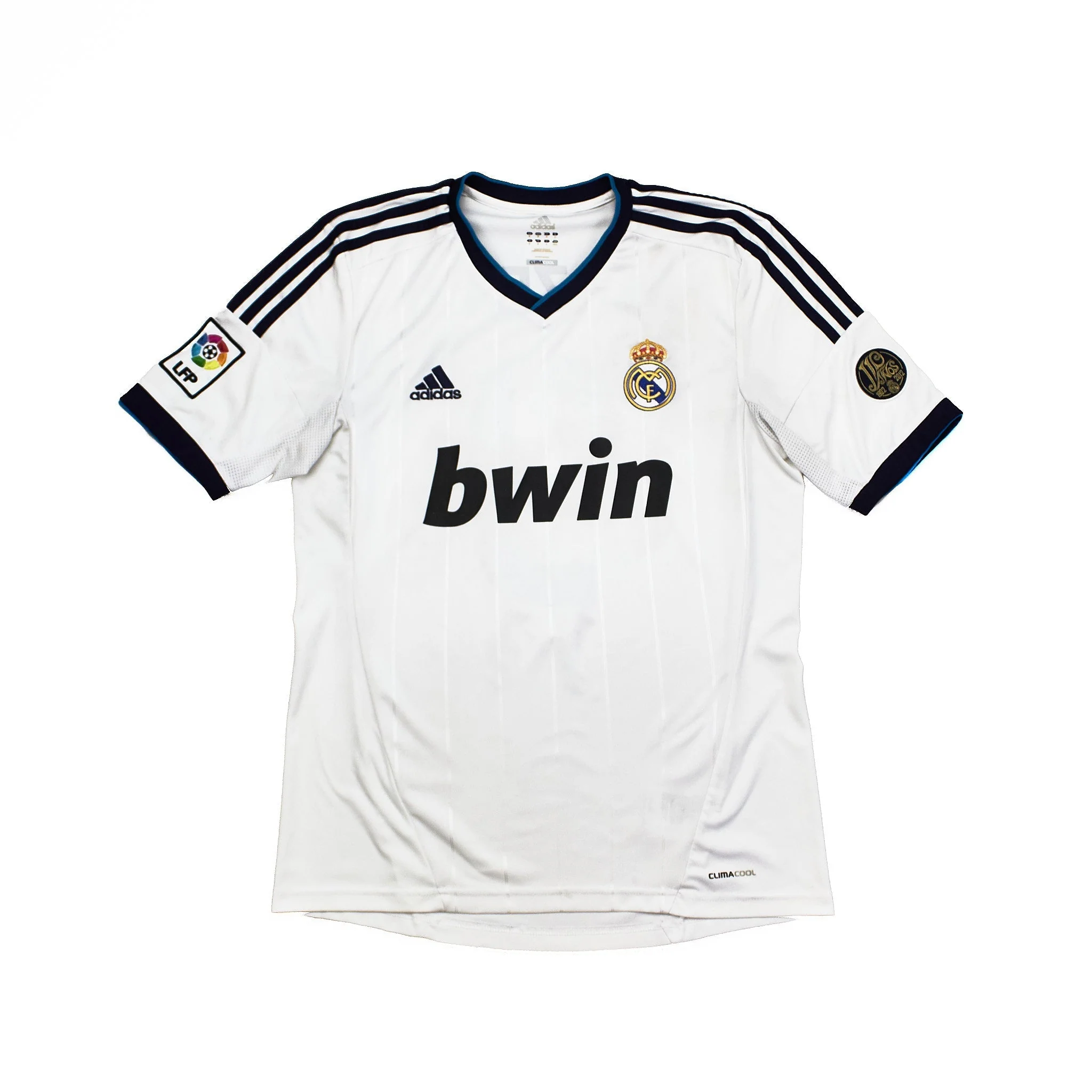 2012/13 Real Madrid Benzema #9 Home Shirt (M) Adidas - Image 2