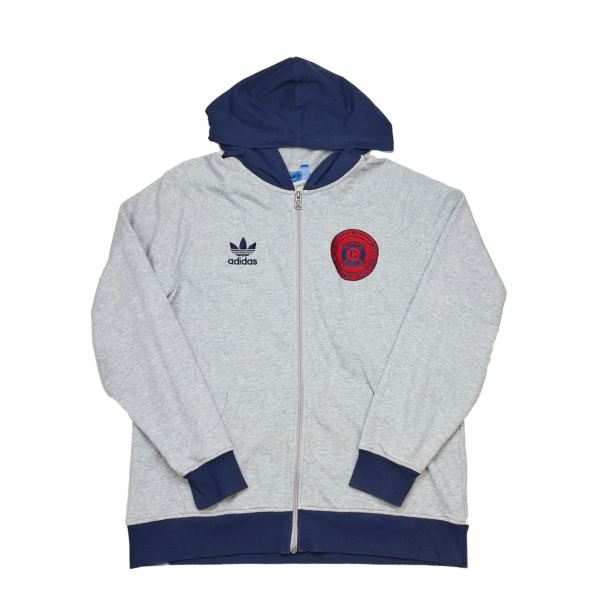 2012 Chicago Fire Adidas Originals Hoodie (XL) - Image 3