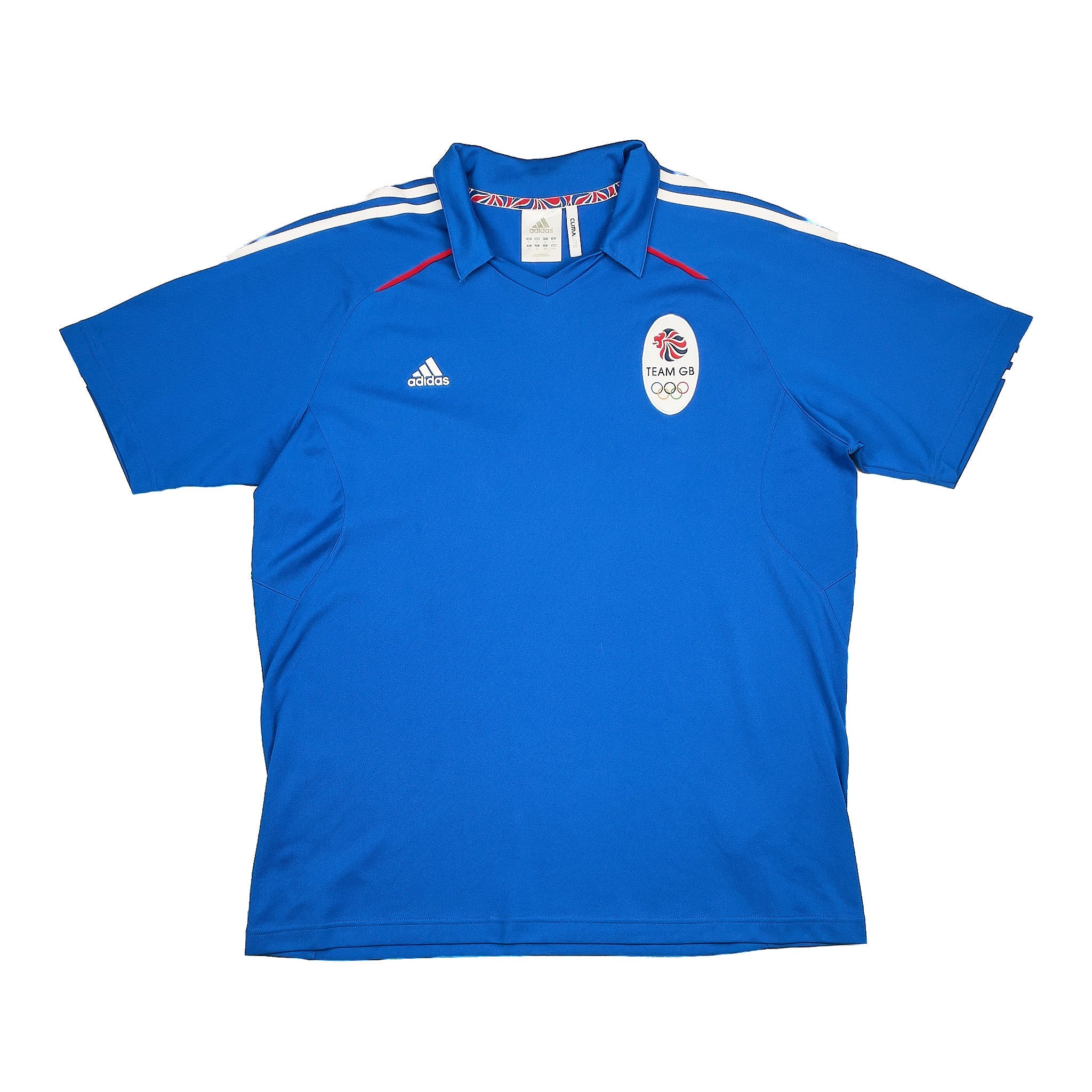 2012 Great Britain Adidas Olympics Training Polo (XL) - Image 3