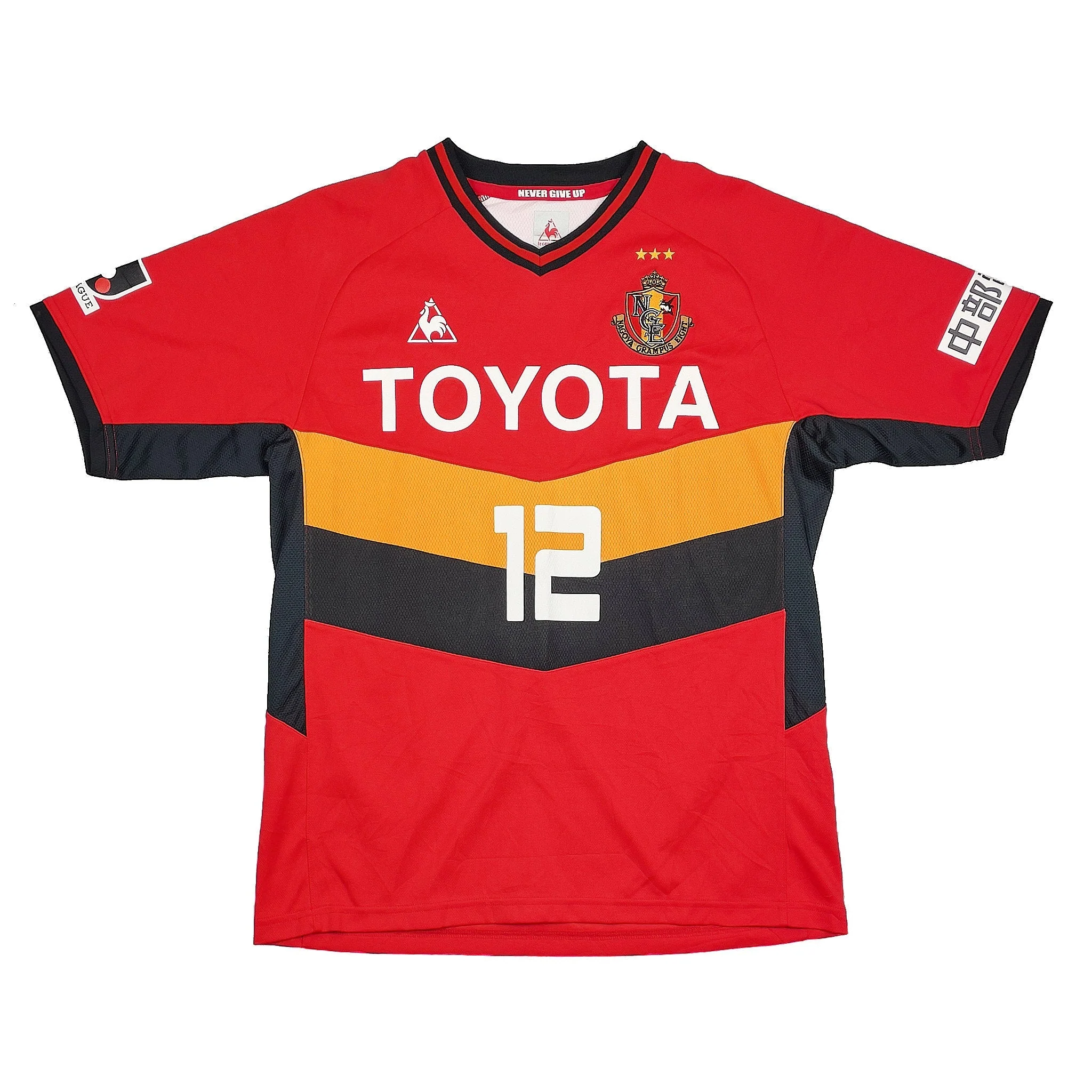 2012 Nagoya Grampus #12 Home Shirt (S) Le Coq